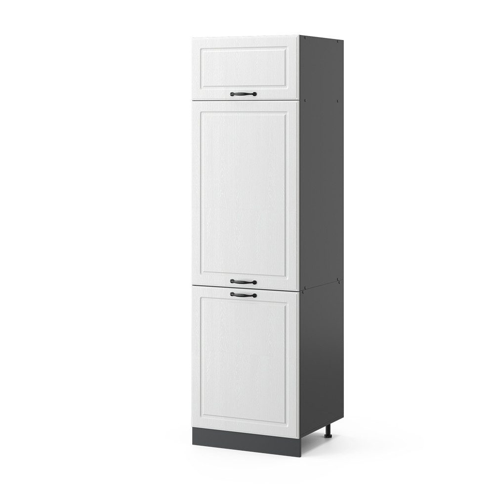 Vicco Kühlumbauschrank R-Line, Weiß Landhaus/Anthrazit, 60 günstig online kaufen
