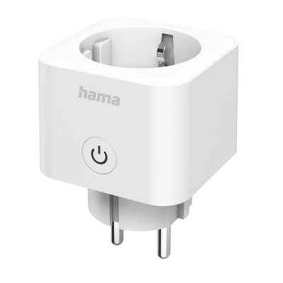 Hama WLAN-Steckdose WLAN-Steckdose mit App (smarte Steckdose mit Matter Smart Home, 3680W), 1-St.