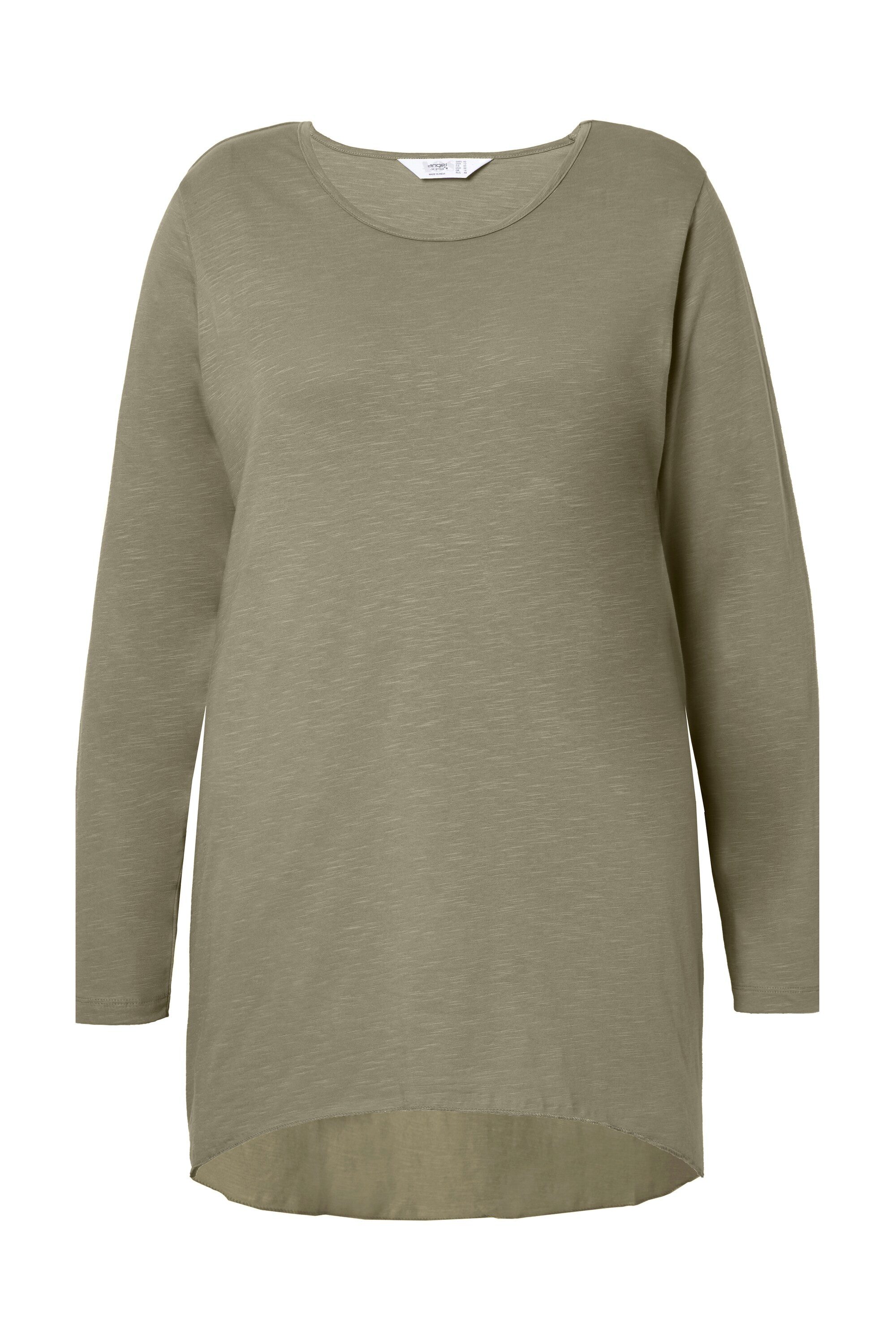 Angel of Style T-Shirt Longshirt bequeme Passform Rundhals Langarm günstig online kaufen