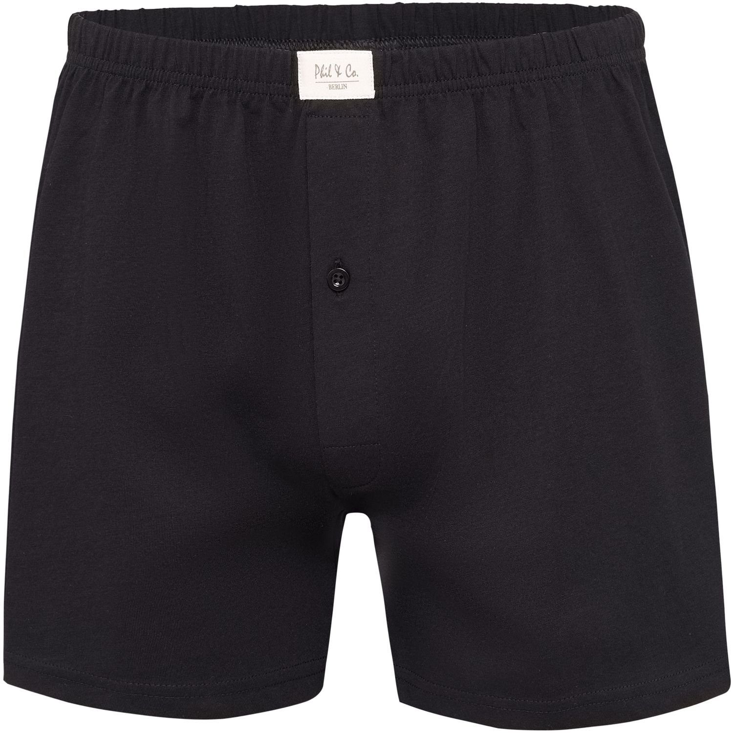 & Herren Größen Co oder große Phil schwarz 12 & Co. 9 Jersey 6, Phil (6-St) Shorts Pants Stück Boxershorts