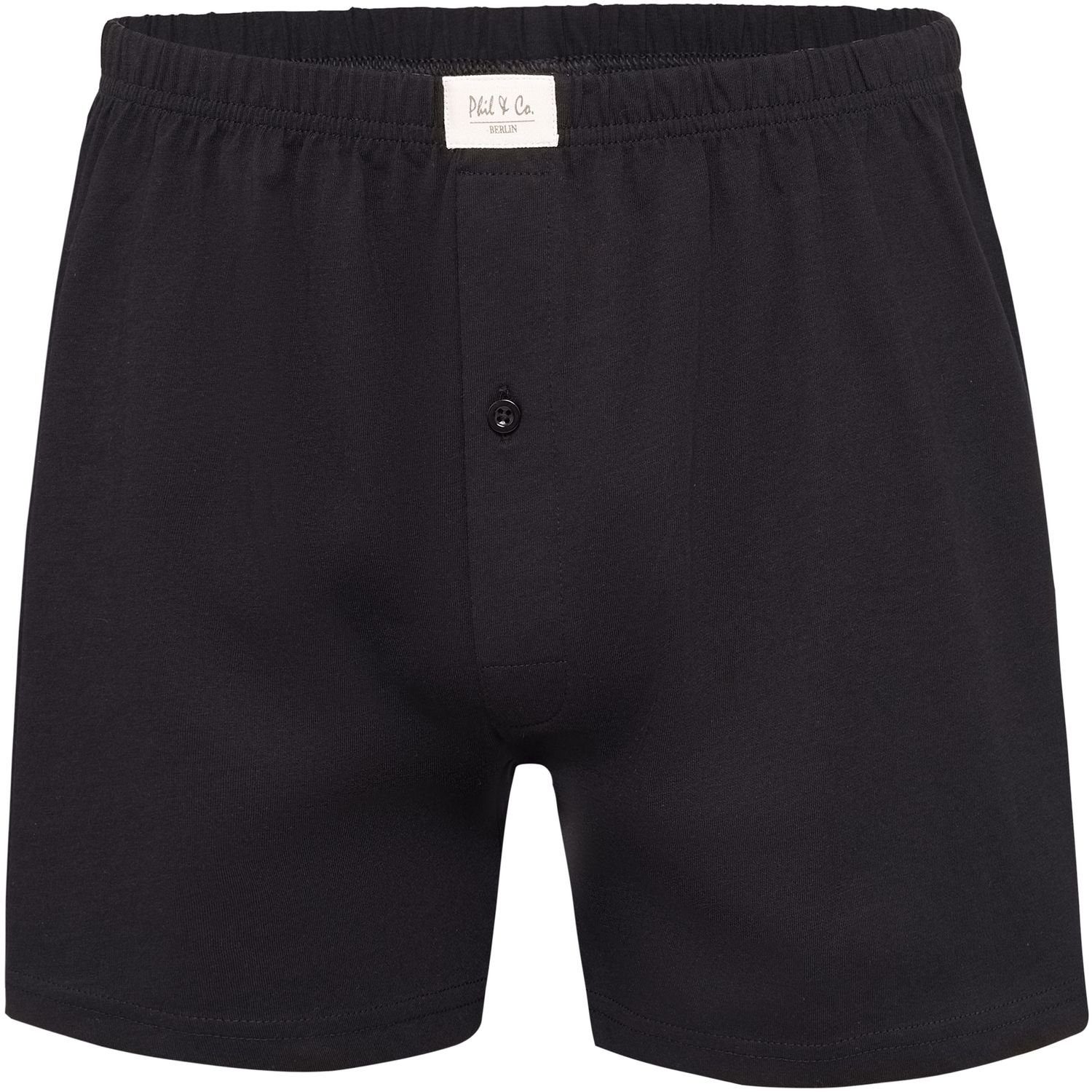 & 5XL - Co. & Phil große M Herren Boxershorts Jersey Phil Co Boxershorts (6-St) blau Shorts oder Pant Stück Unterhosen Größen schwarz 6