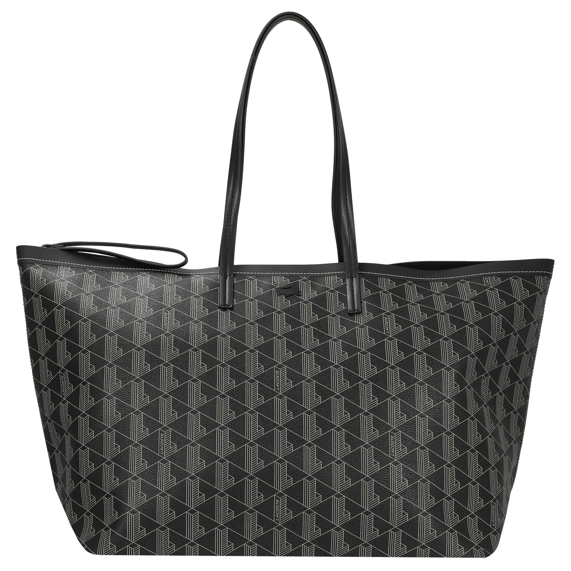 Lacoste Shopper Zely - Shopper L (mono noir beige)