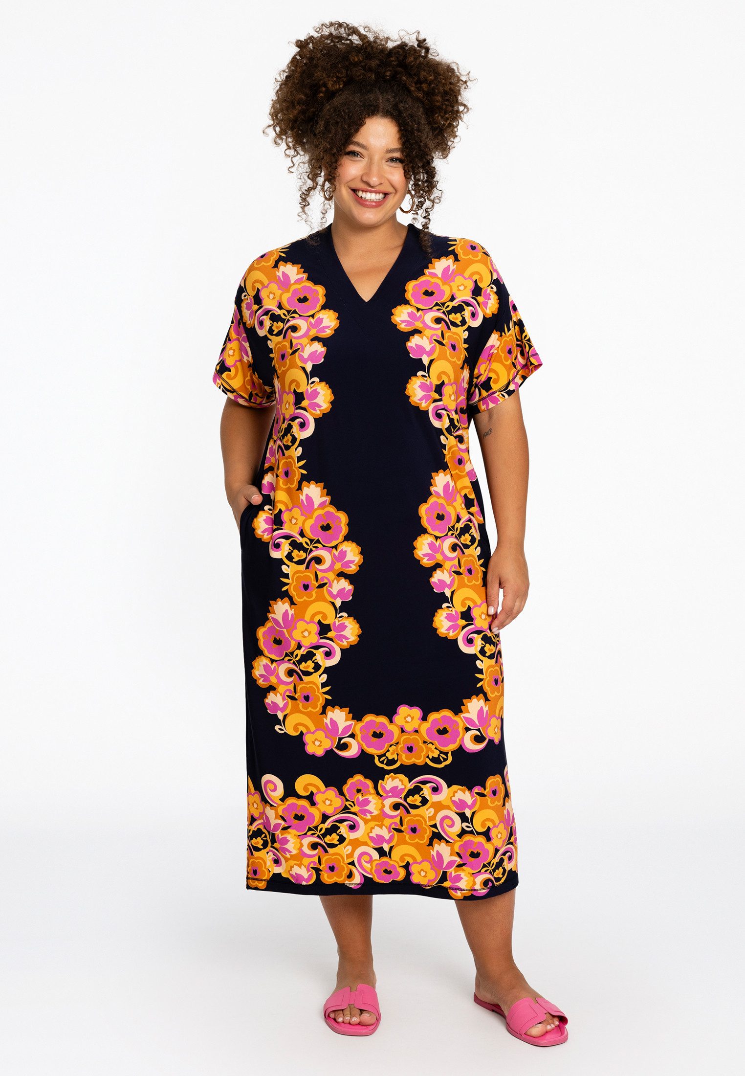 YOEK A-Linien-Kleid Damen Kleid Große Größen günstig online kaufen