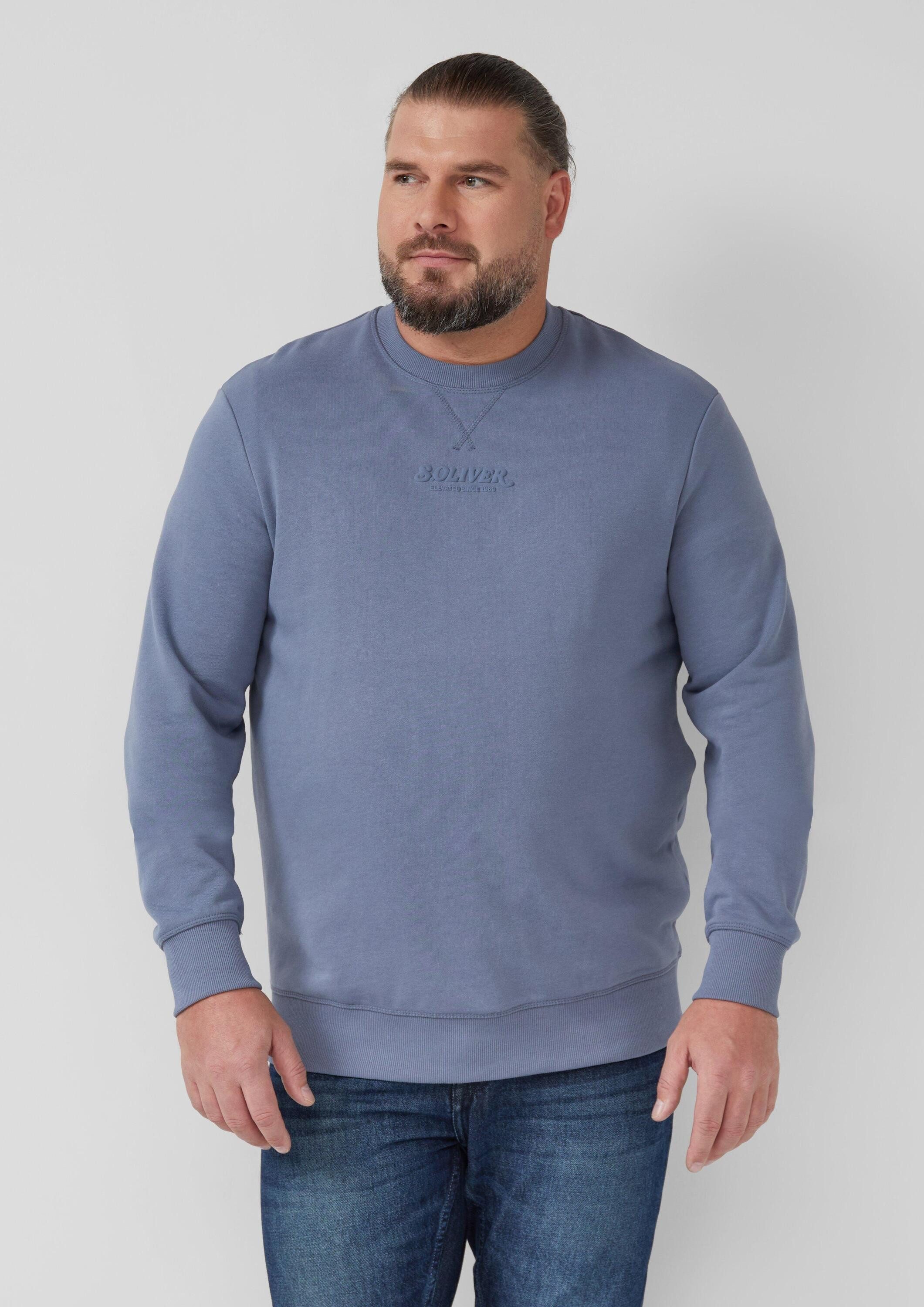 s.Oliver Sweatshirt Sweatshirt Wärmendes Sweatshirt mit Logo-Artwork günstig online kaufen