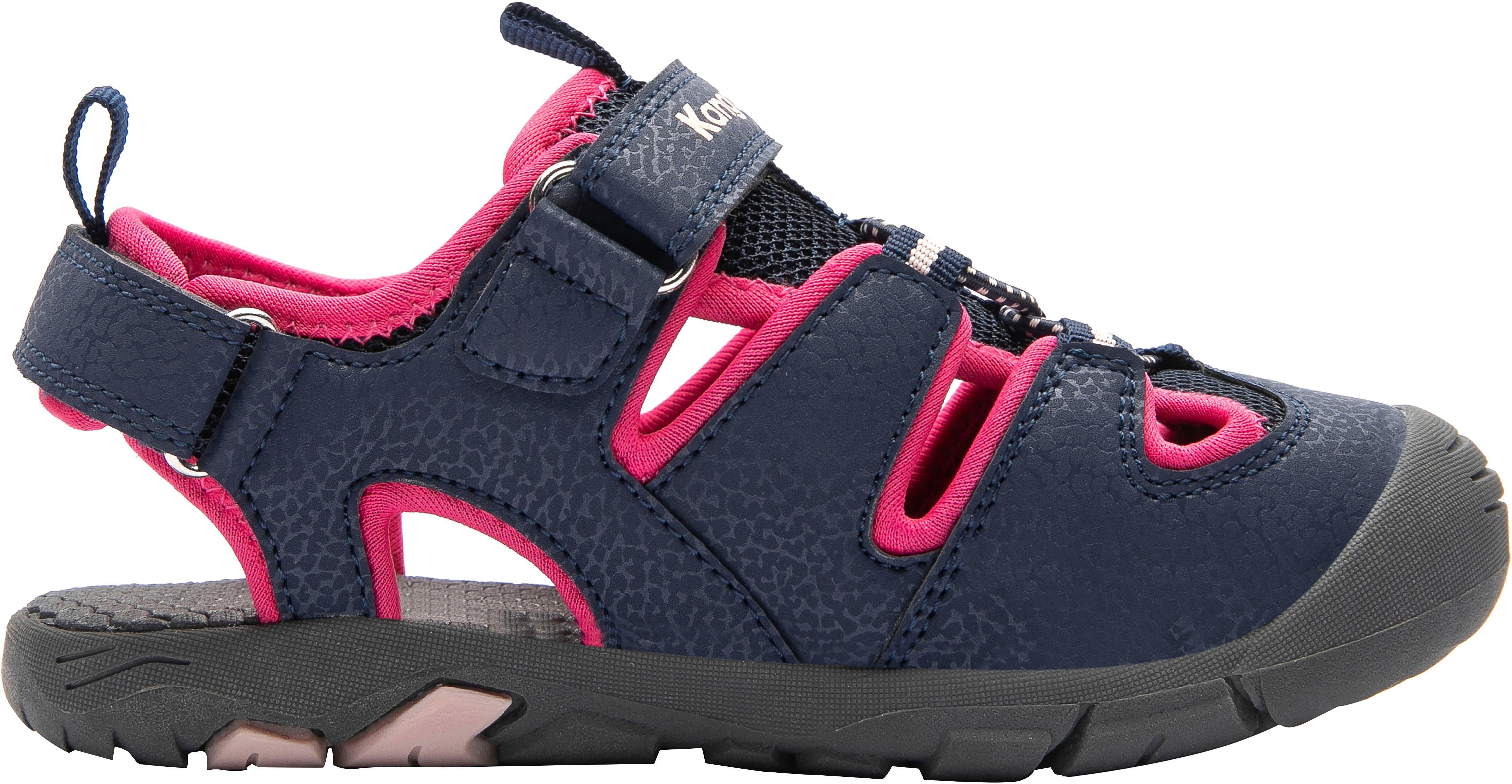 KangaROOS K-Trek Sandale mit Klettverschluss blau-pink