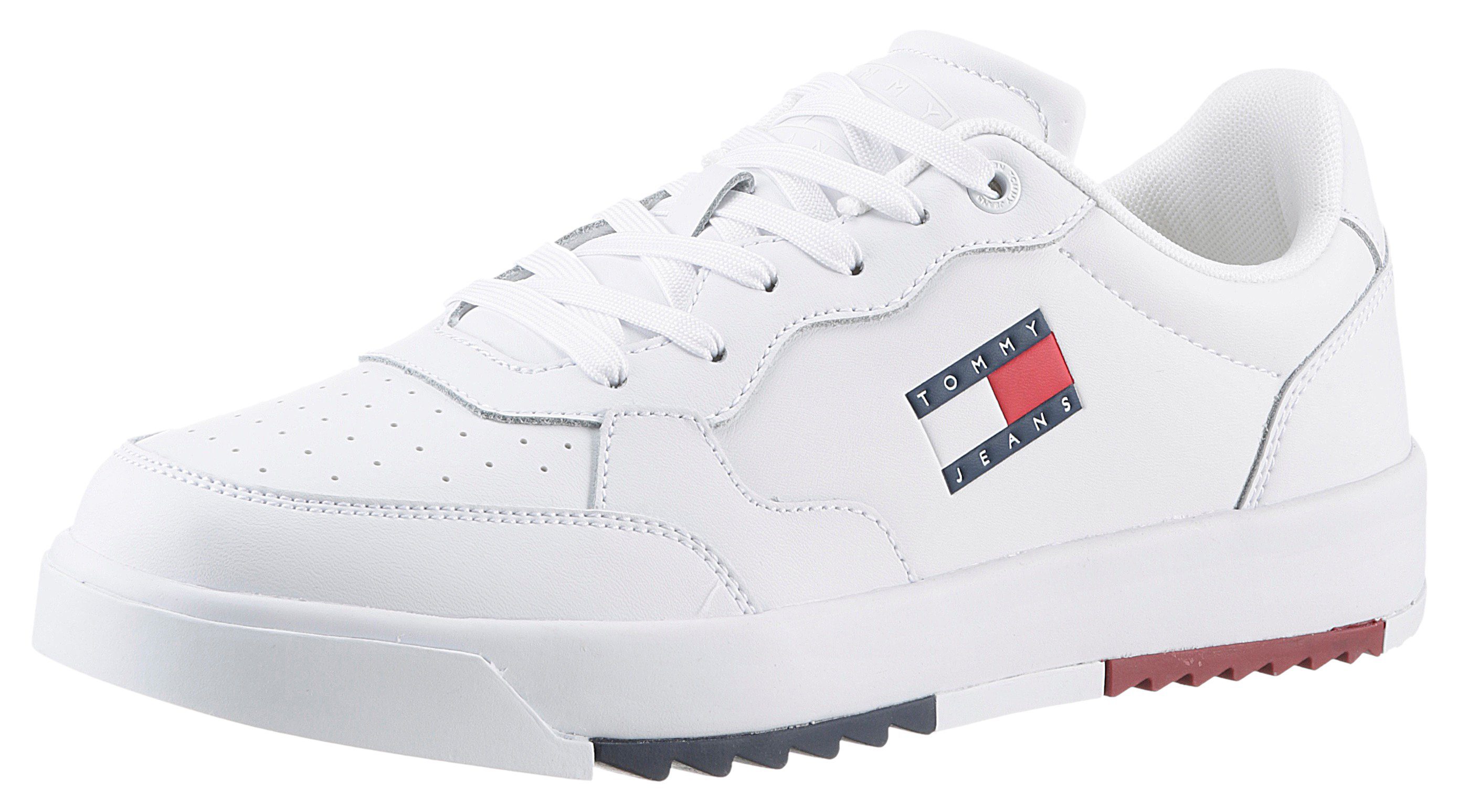 Tommy Jeans TJM RETRO ESS Sneaker mit TOMMY Markenlogo, Freizeitschuh, Halbschuh, Schnürschuh