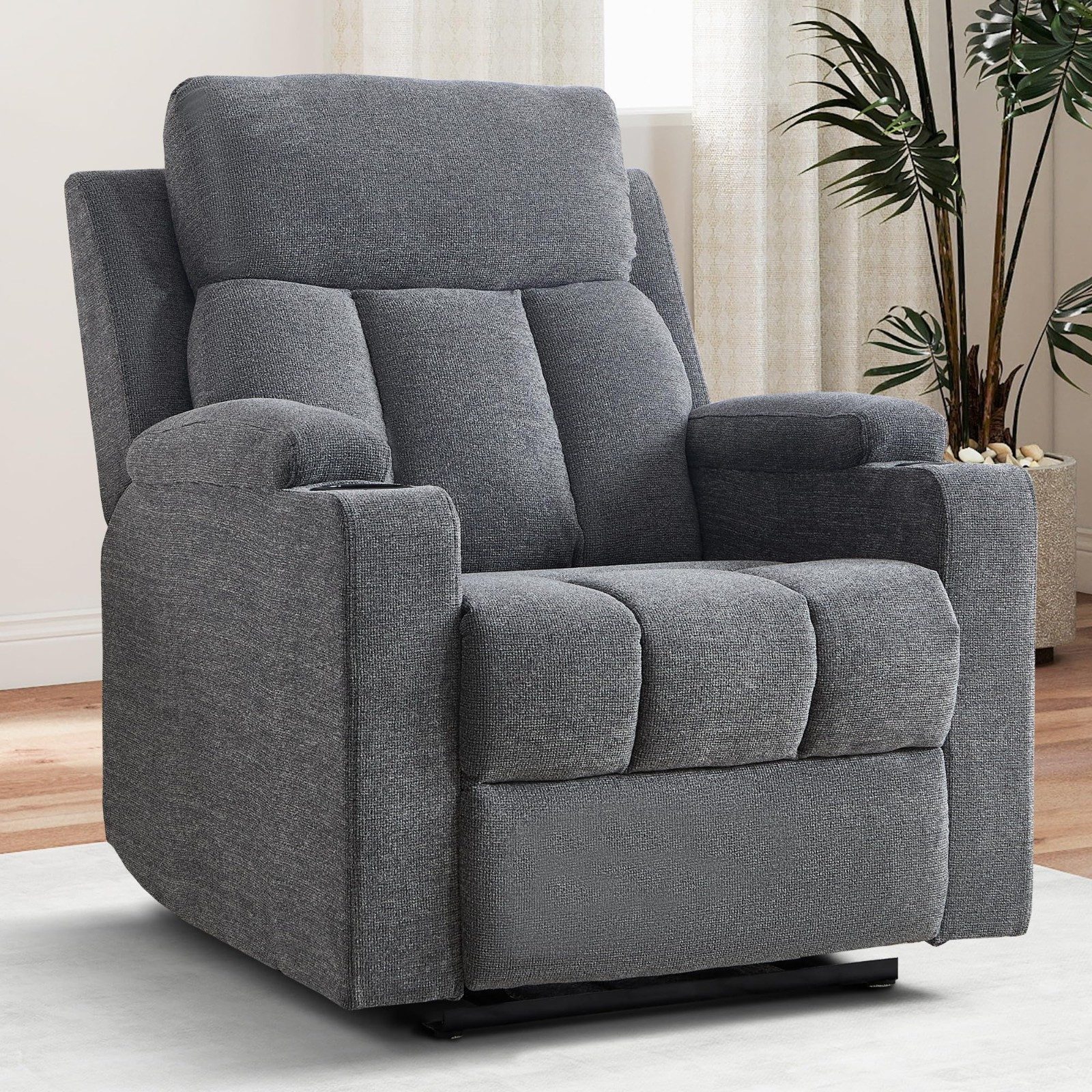 CANMOV TV-Sessel Relaxsessel mit Liegefunktion, Fernsehsessel, Wohnzimmer 90 °-160 °