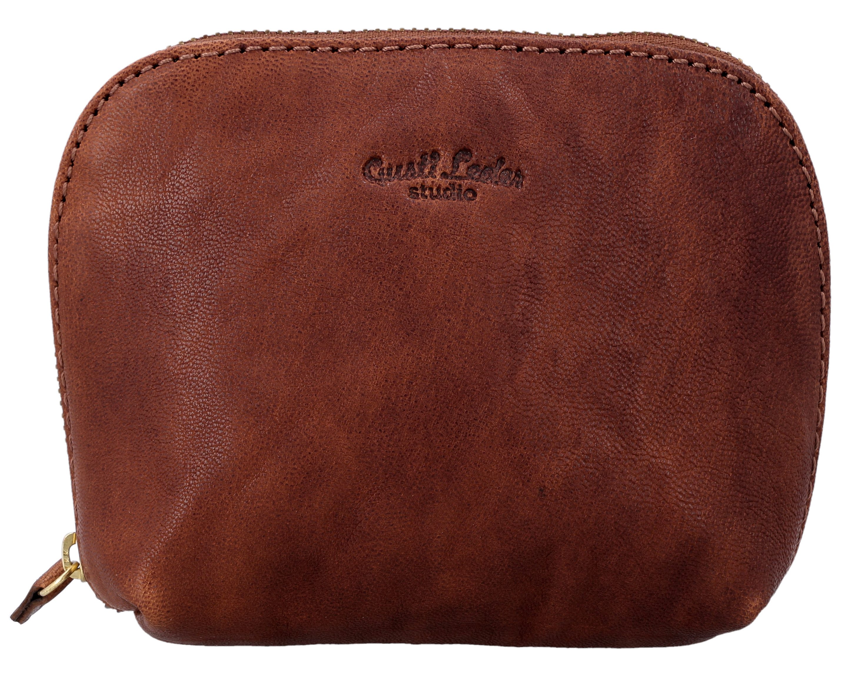 Gusti Leder Kulturbeutel Gusti Leder Kosmetiktasche Leo (1-tlg)