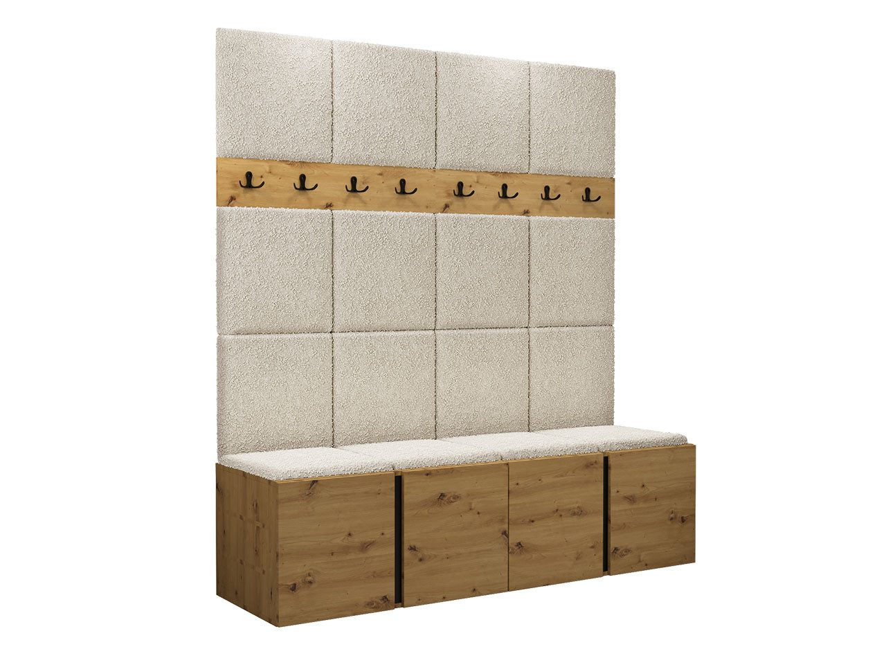 MIRJAN24 Garderoben-Set Orion V, (Komplett-Set, 2x günstig online kaufen