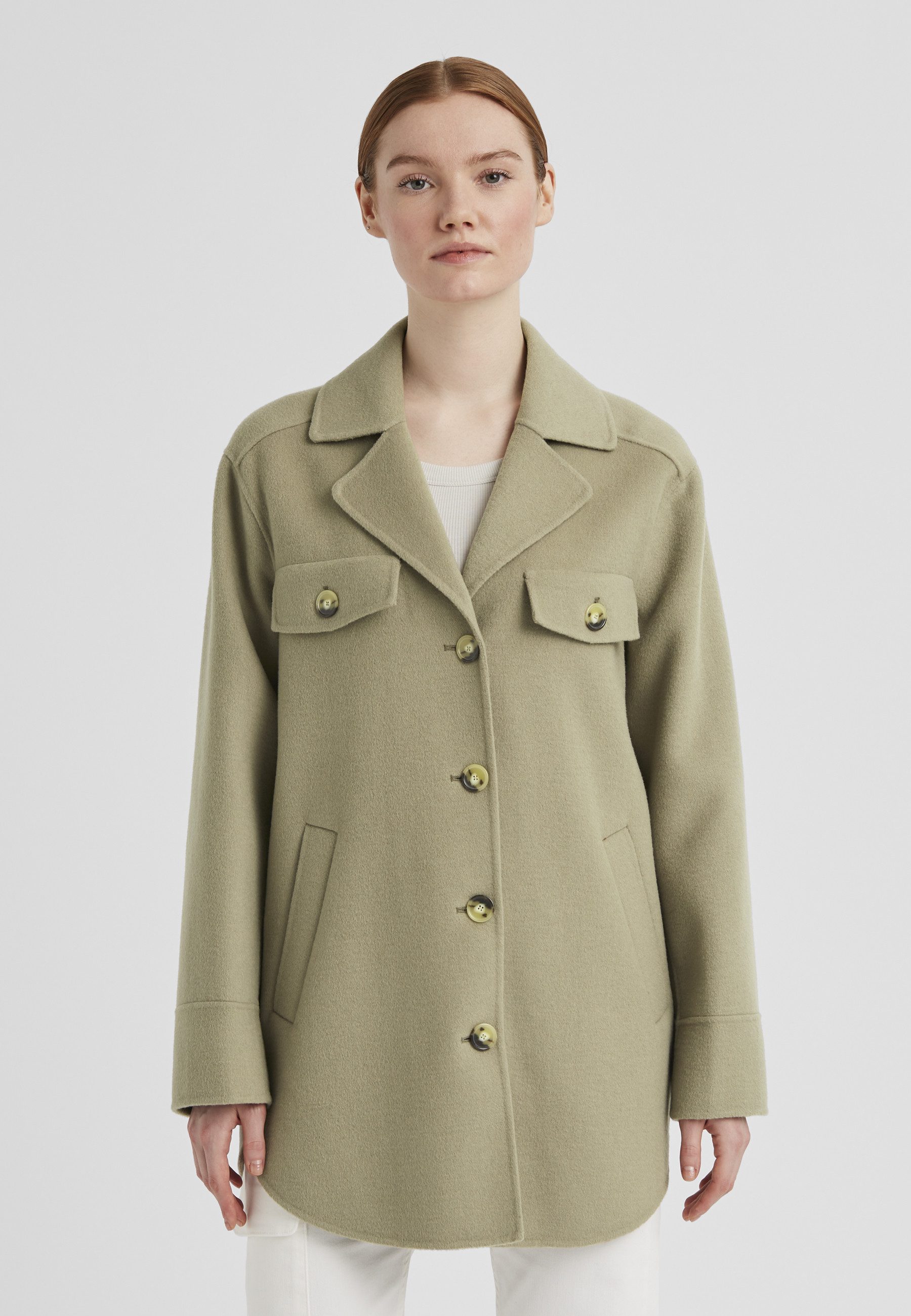 Hemdjacke MSAnn Damen klassisch Knöpfe