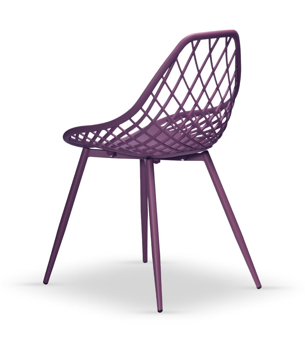 designimpex Esszimmerstuhl Design Lugo Gartenstuhl Outdoor Stuhl Stühle Terasse