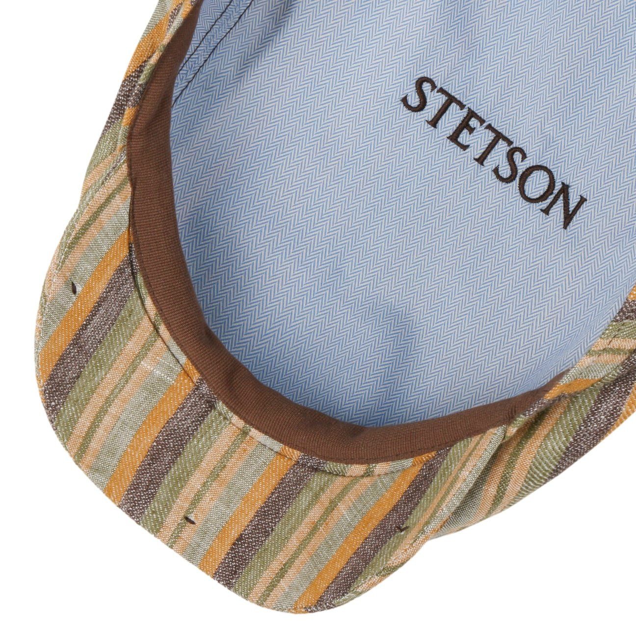 Stetson Flat Cap (1-St) Schirmmütze mit Schirm, Made in the EU