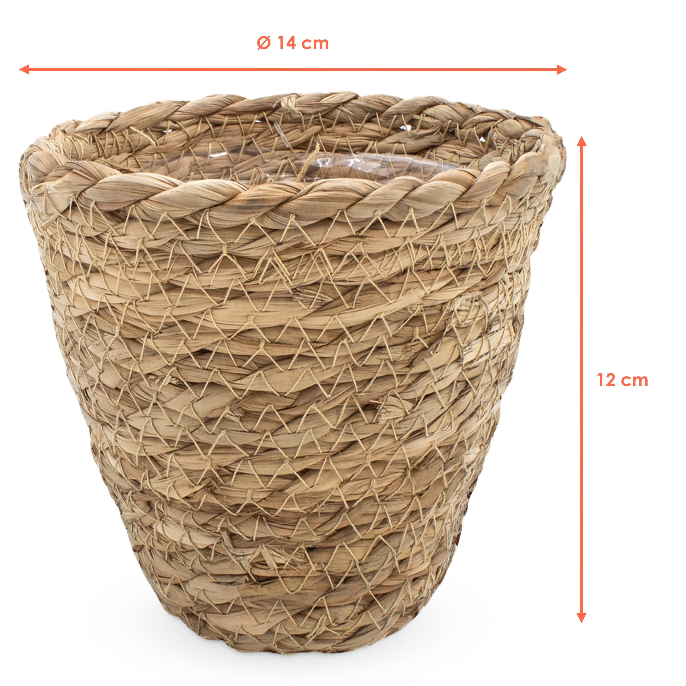 Spetebo Blumentopf Seegraf Pflanztopf natur mit günstig online kaufen
