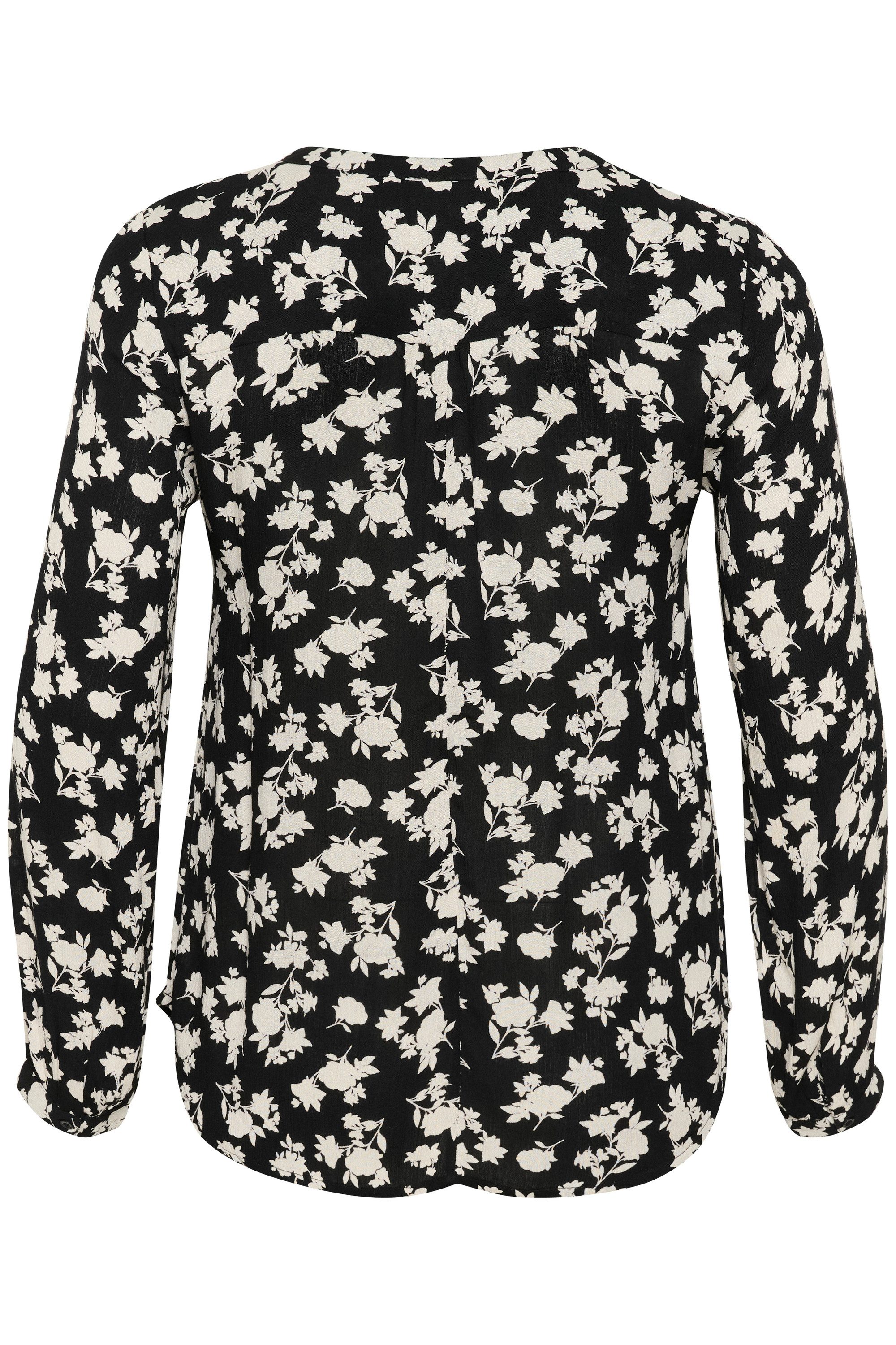 KAFFE Curve Langarmbluse Langarm-Bluse KCami Große günstig online kaufen