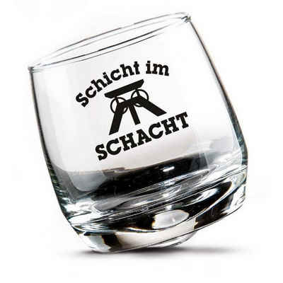 GILDE Whiskyglas Wackelglas 'Schicht im Schacht' 2er-Set 46979, Glas