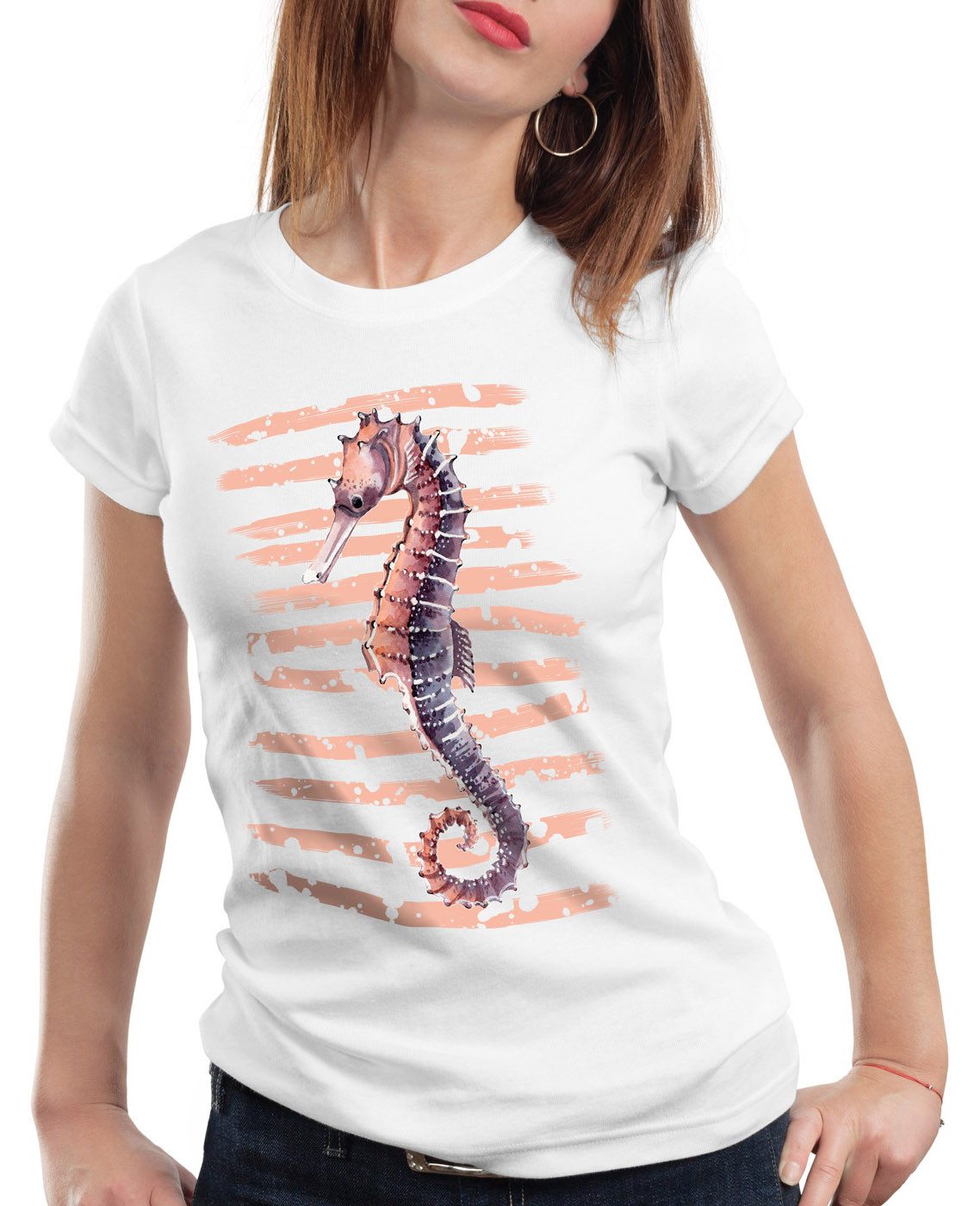 style3 T-Shirt Under the Sea seepferdchen günstig online kaufen