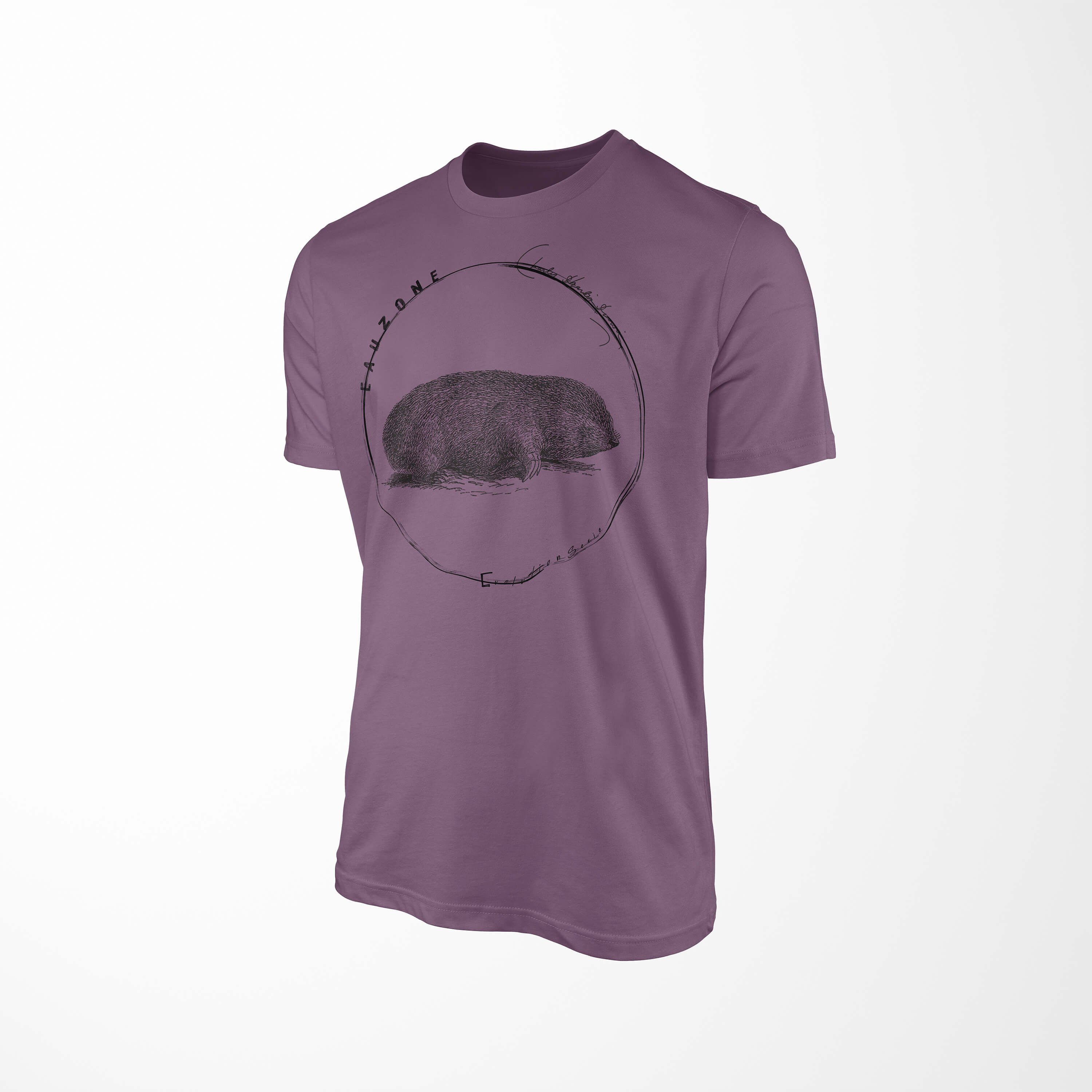 Sinus Evolution T-Shirt Herren Shiraz Goldmulle T-Shirt Art