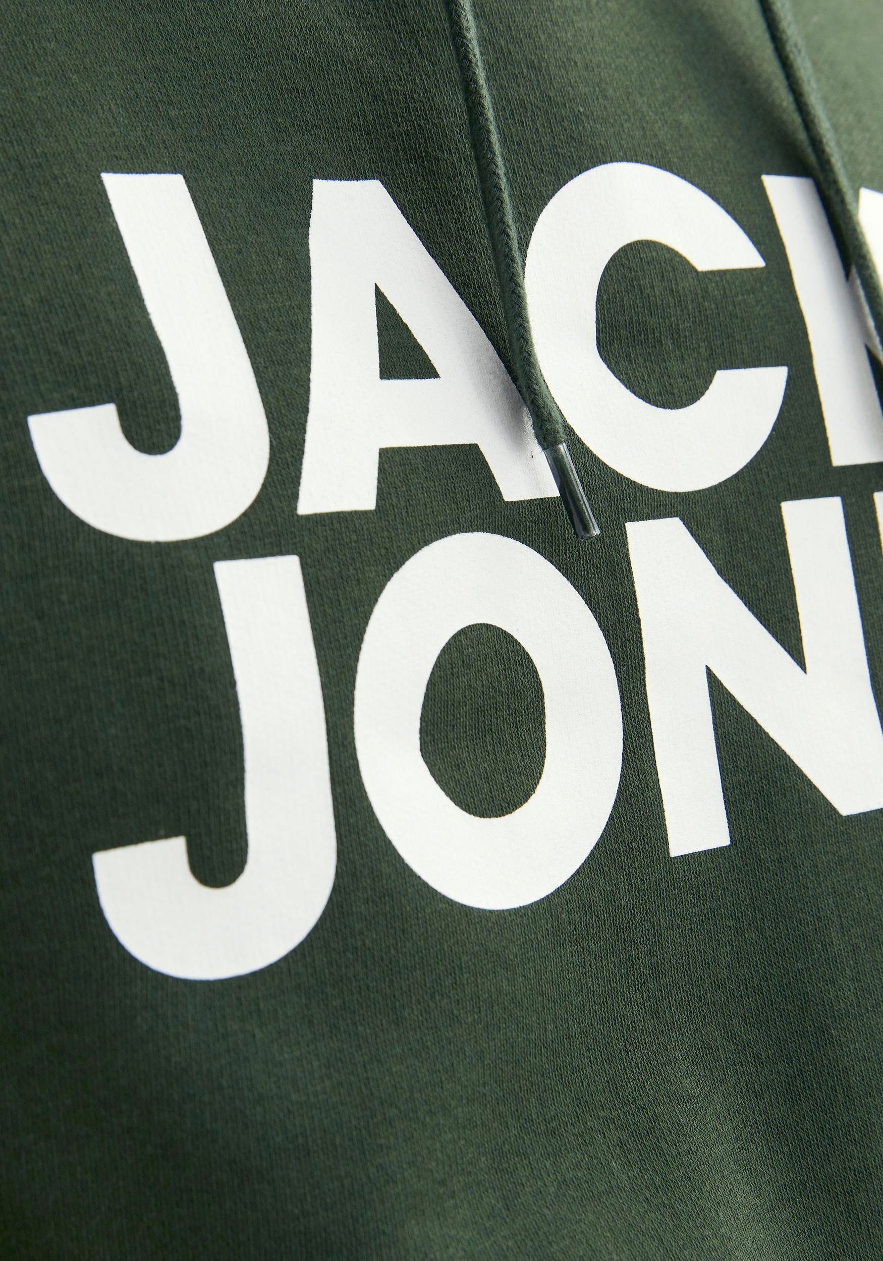 Jones HOOD View Kapuzensweatshirt NOOS & SWEAT Jack Mountain LOGO JJECORP