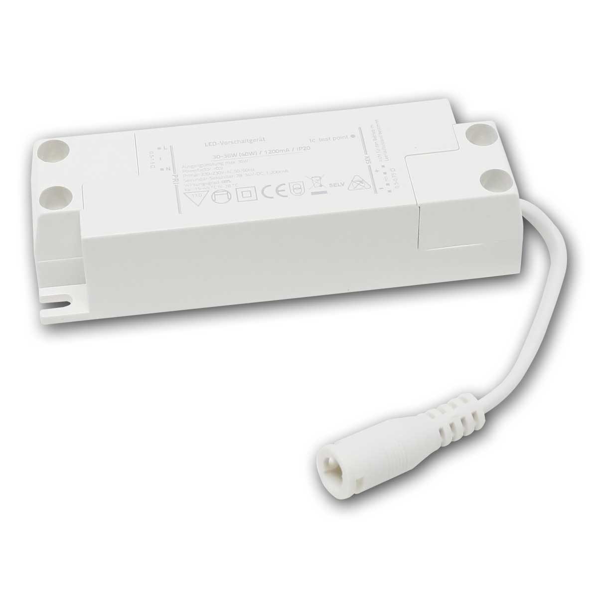 EGB LED Trafo, Konstantstrom 1200mA, 32-40W LED Trafo