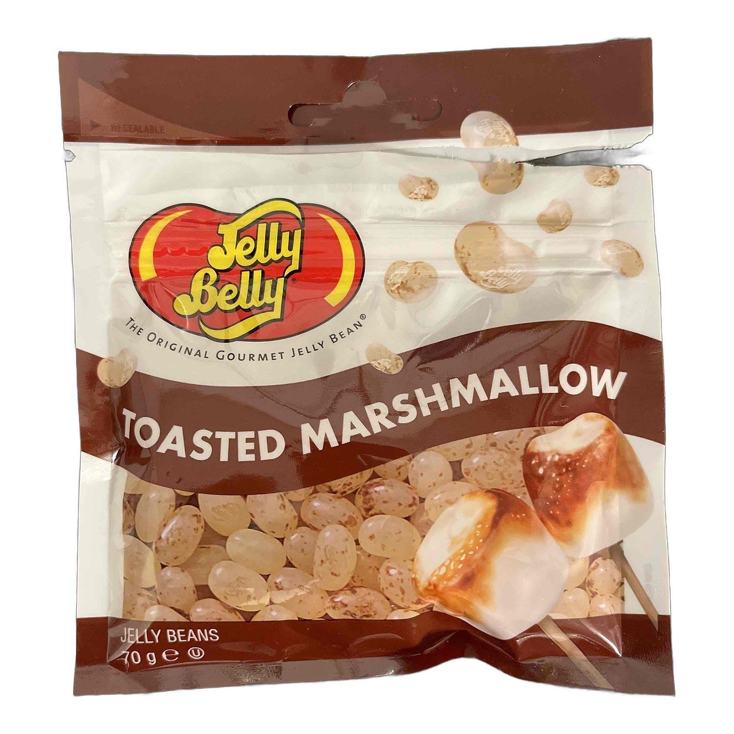 Jelly Belly Süßigkeit, 1 x 70 g, Jelly Belly Toasted Marshmallow