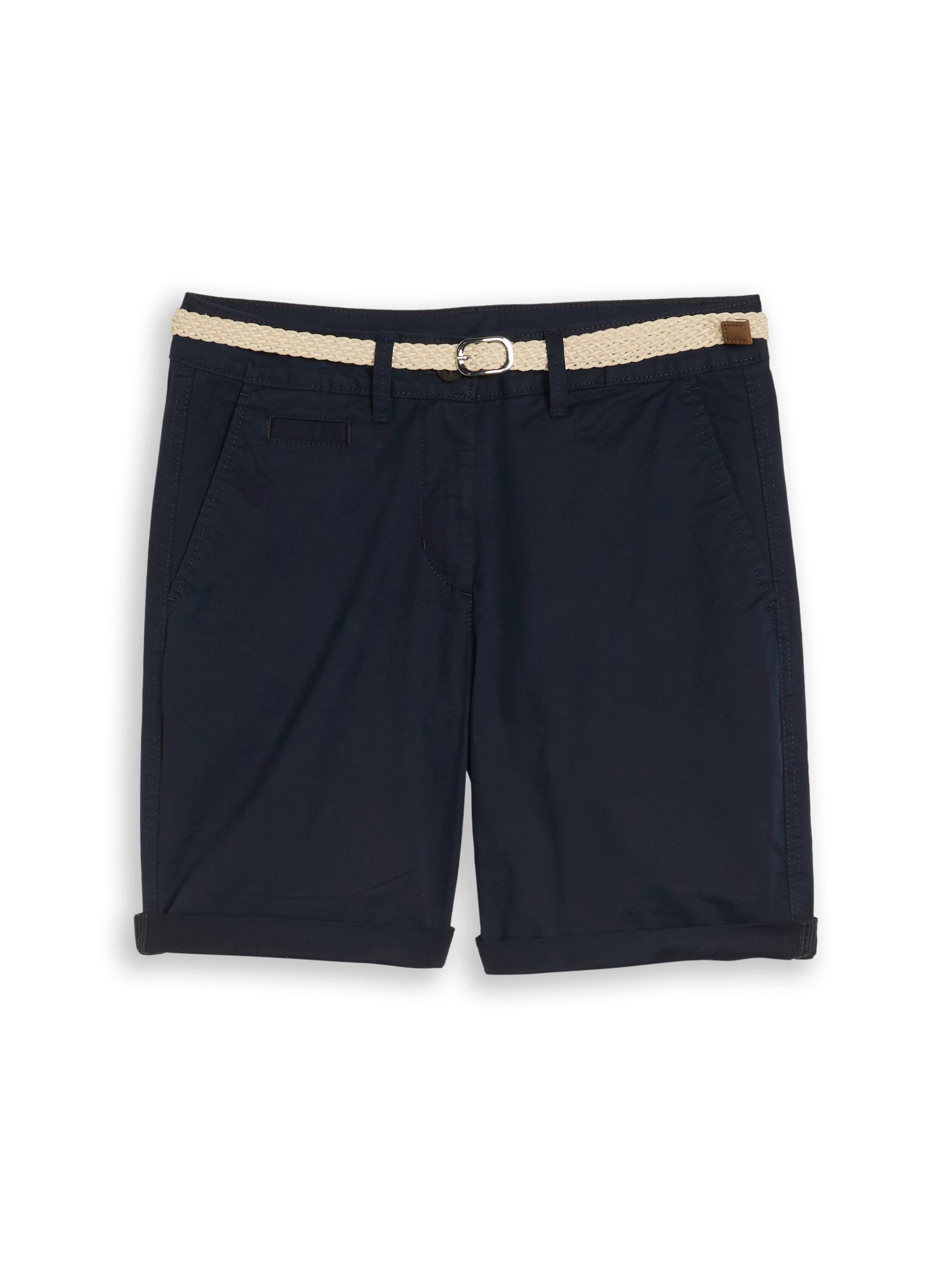 Bermudas Chino Bermuda Shorts mit Gürtel