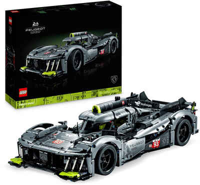 LEGO® Konstruktionsspielsteine PEUGEOT 9X8 24H Le Mans Hybrid Hypercar (42156), LEGO® Technic, (1775 St)