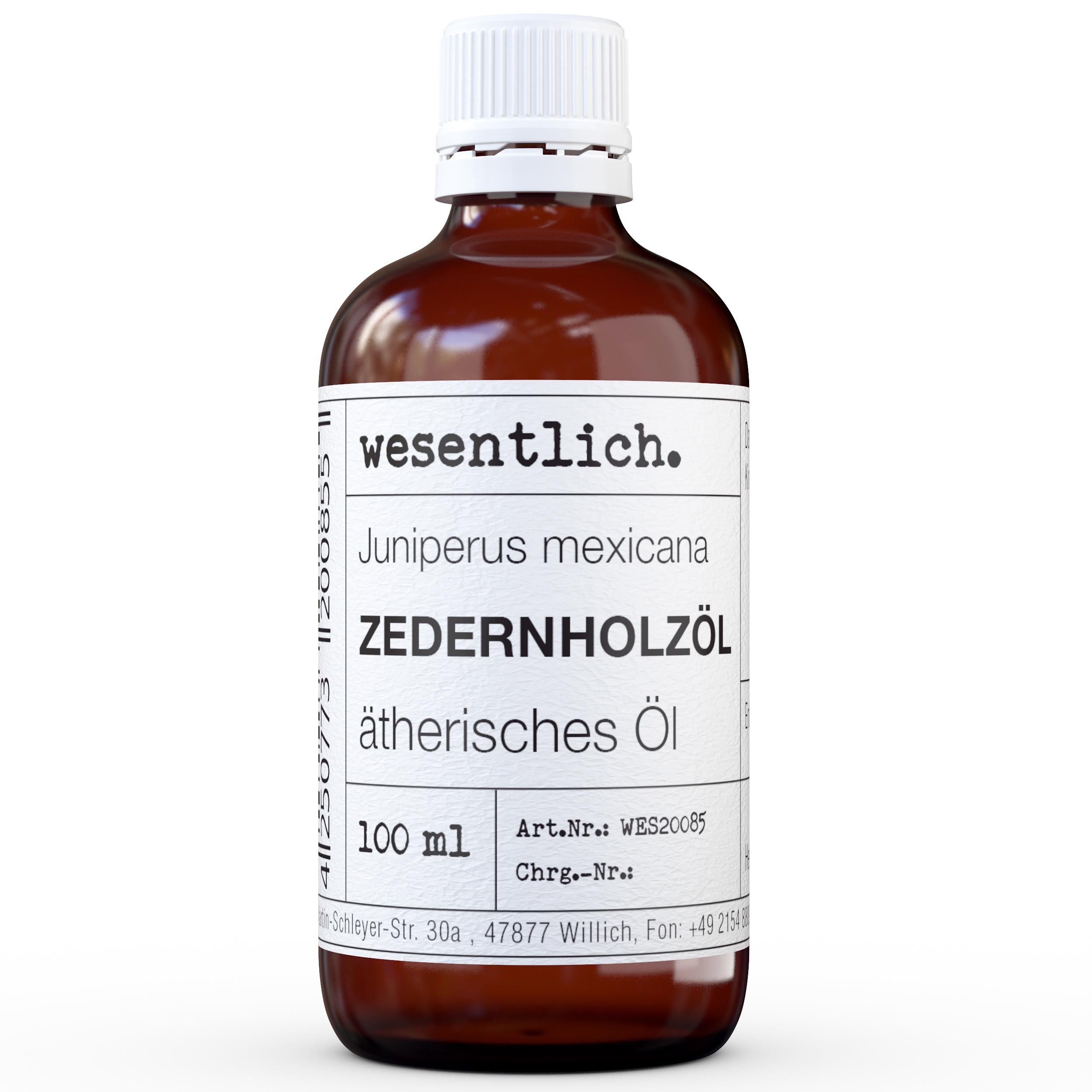 wesentlich. Duftöl Zedernholzöl 100ml -ätherisches Öl