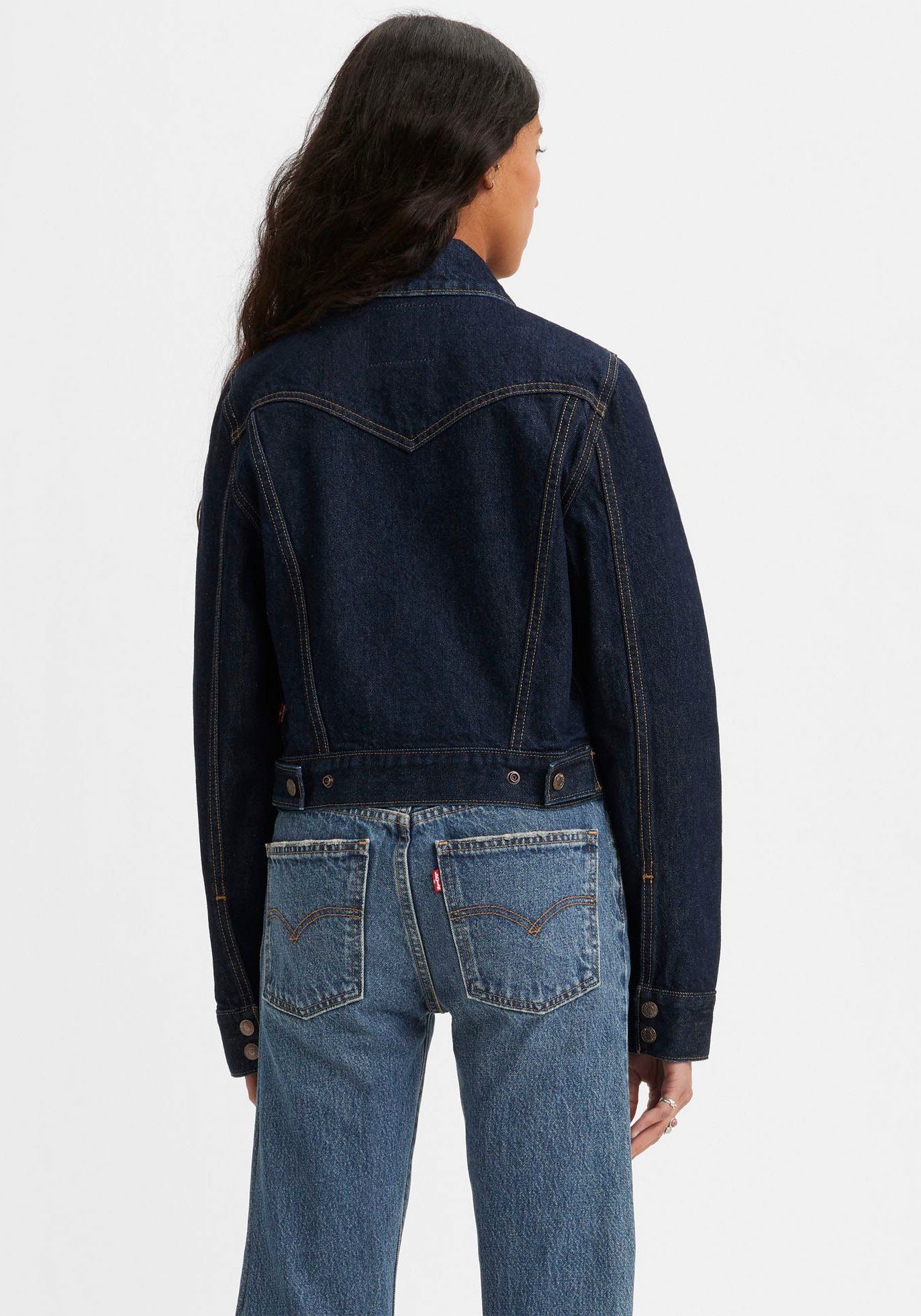 Levi's® Jeansjacke ZIP SLIM TRUCKER DARK günstig online kaufen