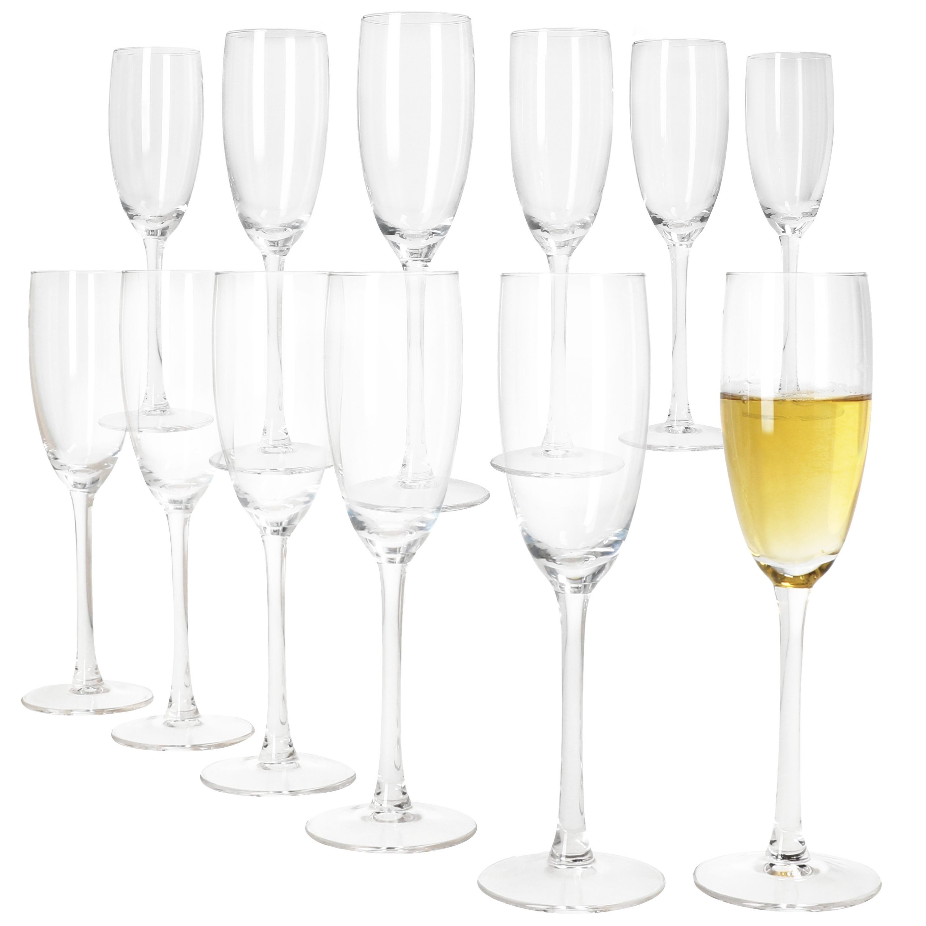 MamboCat Sektglas 12x Grande Royal Бокалы для шампанского 120ml Champagner-Glas klare Sektflöte, Glas