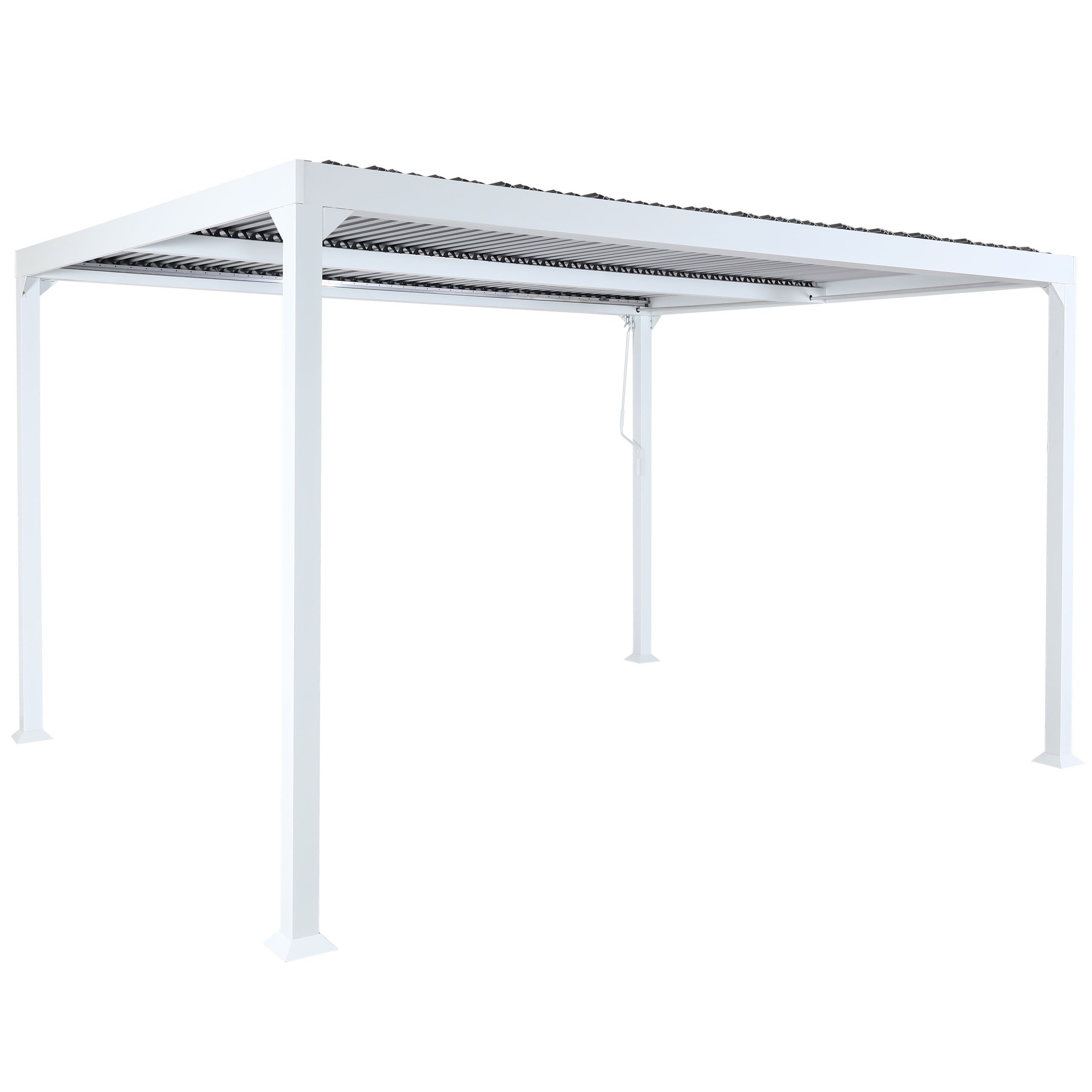 MCW Pergola MCW-L41, BxTxH: 306x368x224 cm, (1-tlg), Gesamtgewicht: ca. 103 kg, Mit Regenablauf