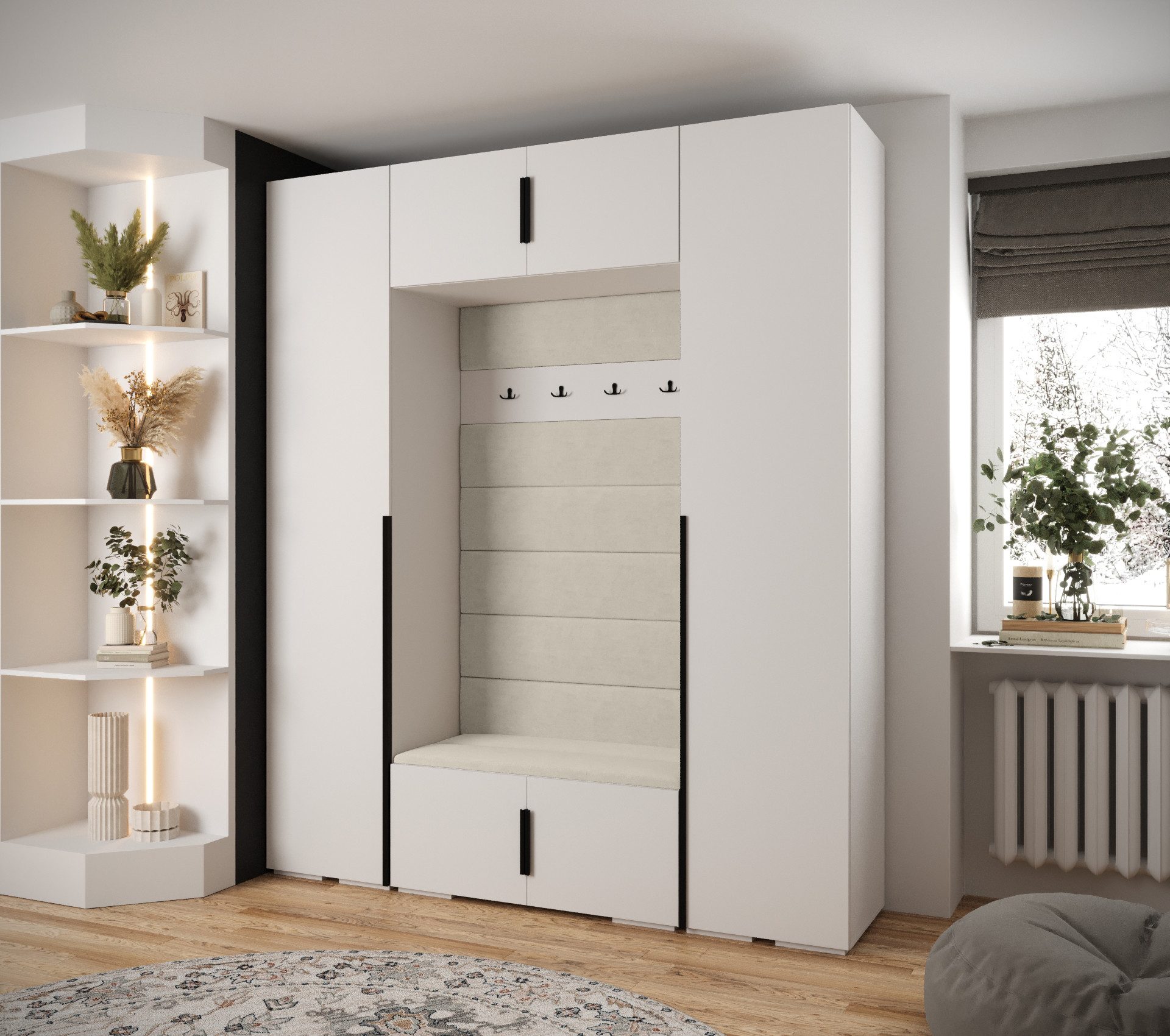 ABIKS MÖBEL Kompaktgarderobe INOVA 1 SATZ günstig online kaufen