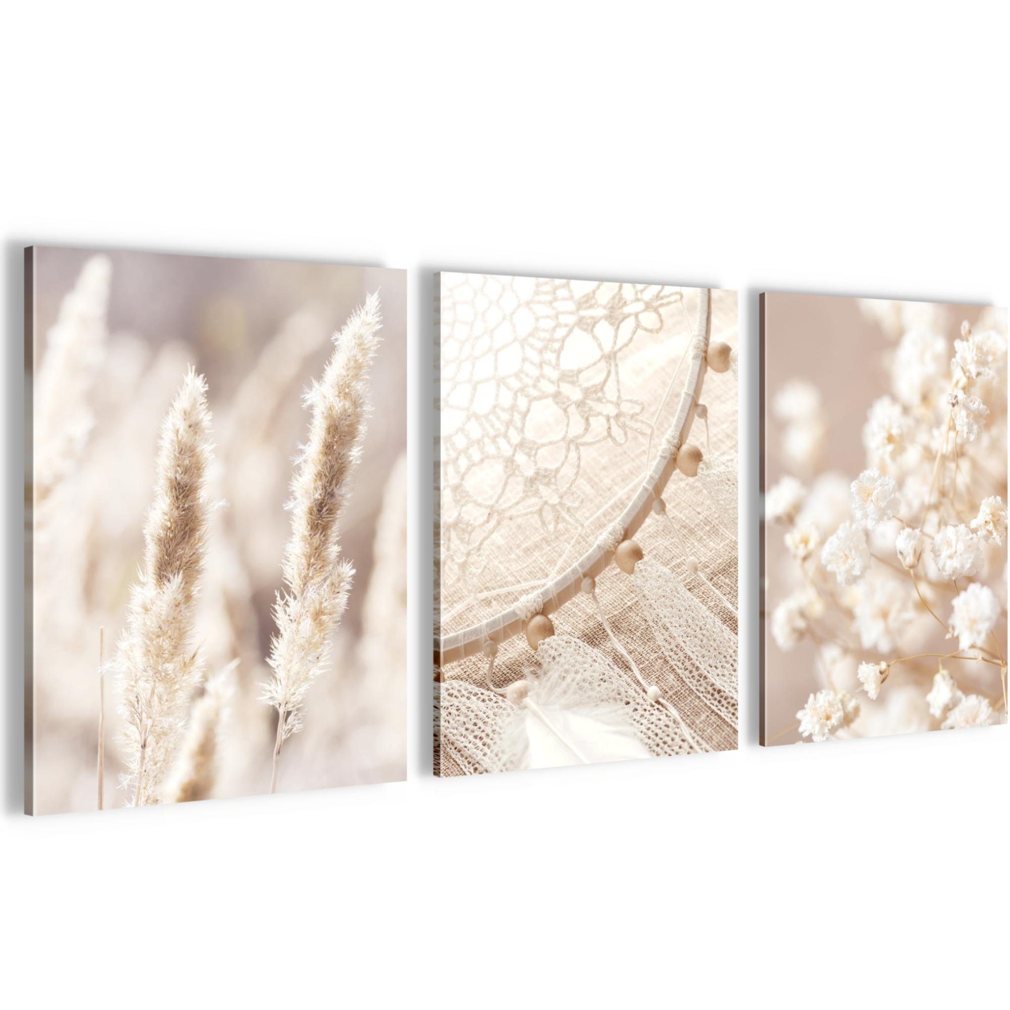 Novart Wandbild 3 Wandbilder Set Natur günstig online kaufen