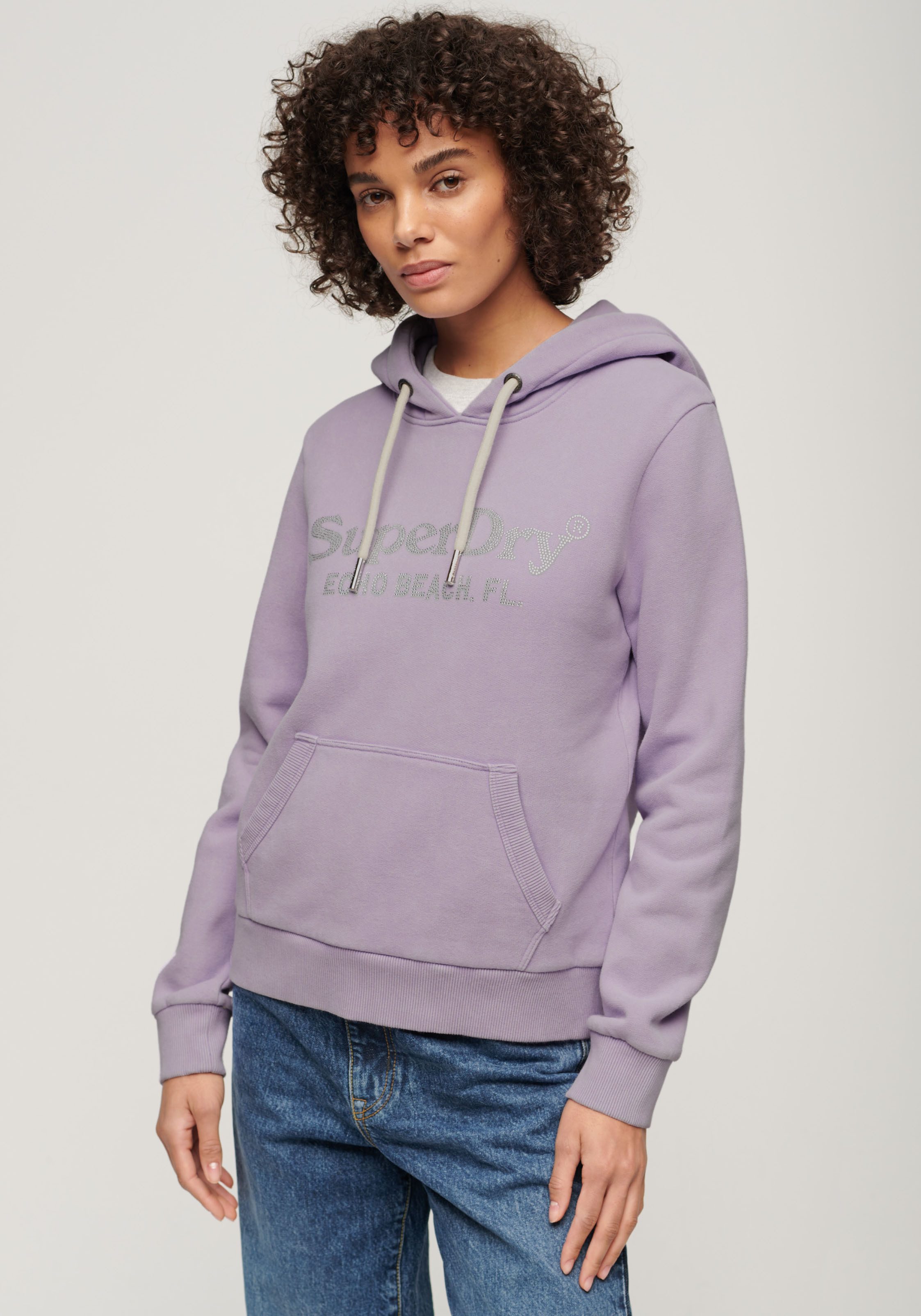 Superdry Kapuzensweatshirt METALLIC VENUE LOGO HOODIE