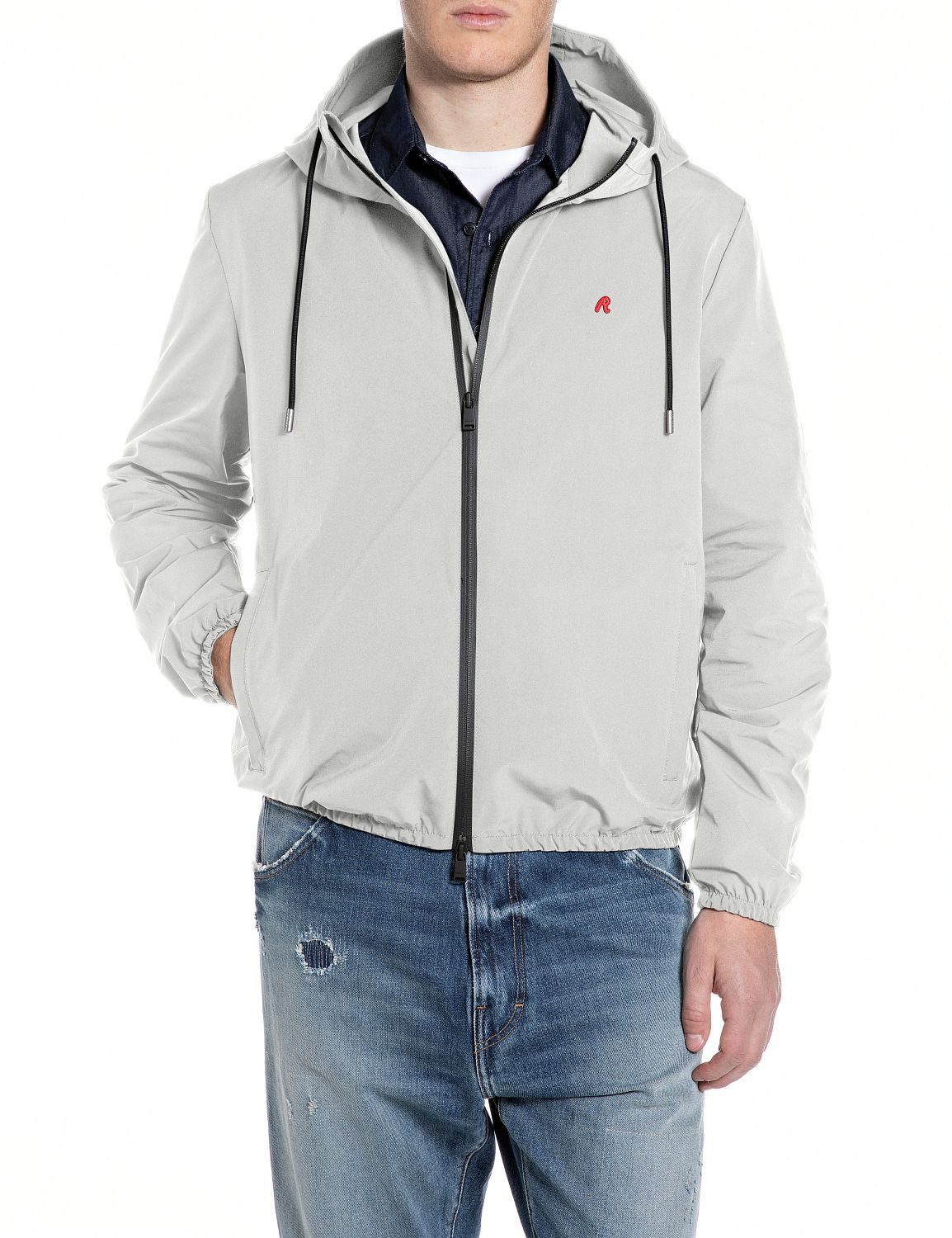 Replay Kurzjacke mit Kapuze