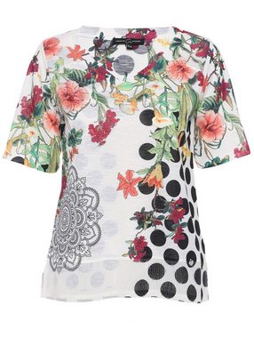 Christian Materne T-Shirt Druckbluse koerpernah mit floralem Print