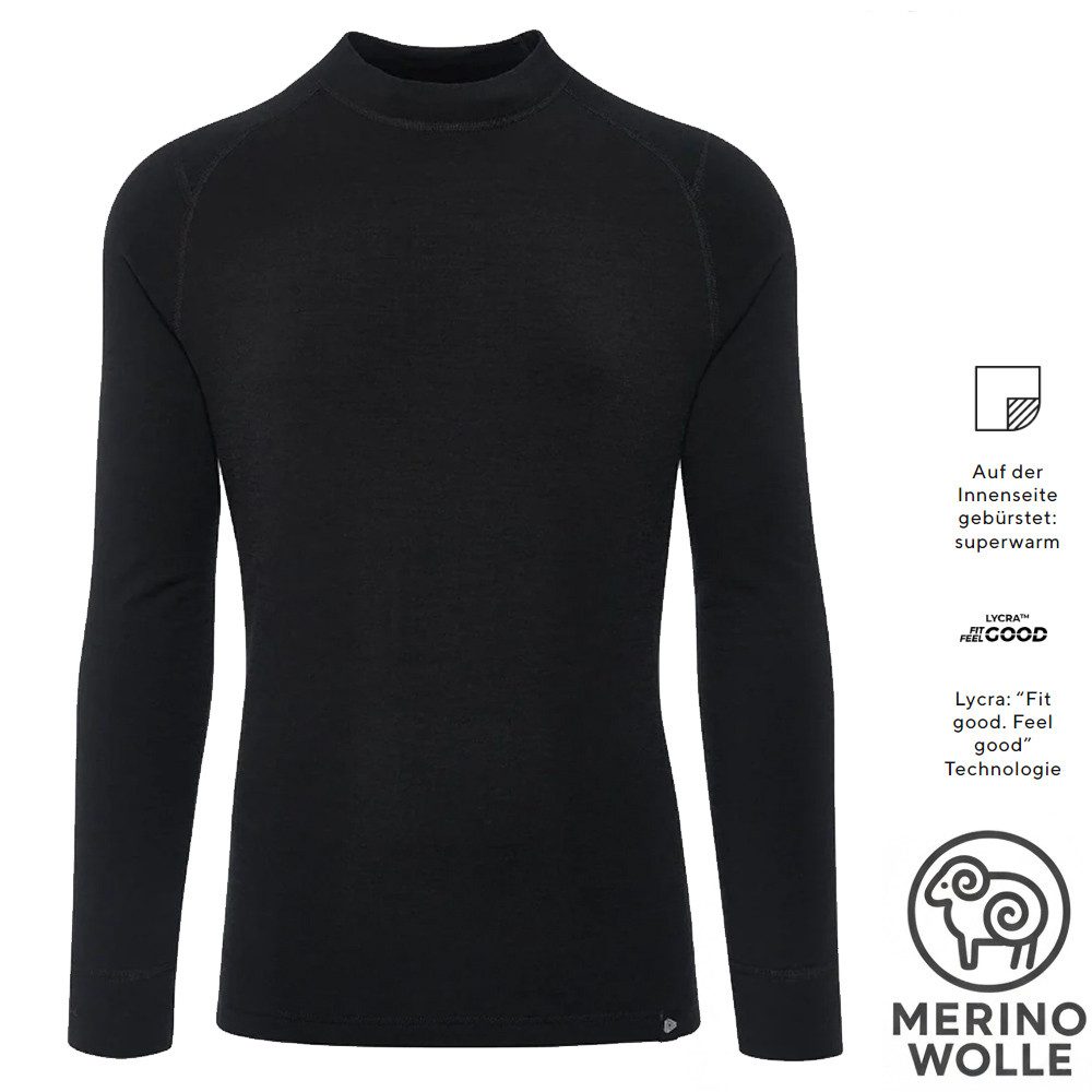 Funktionsshirt THERMOWAVE - Herren Merino ARCTIC Long Sleeve Shirt Longshirt