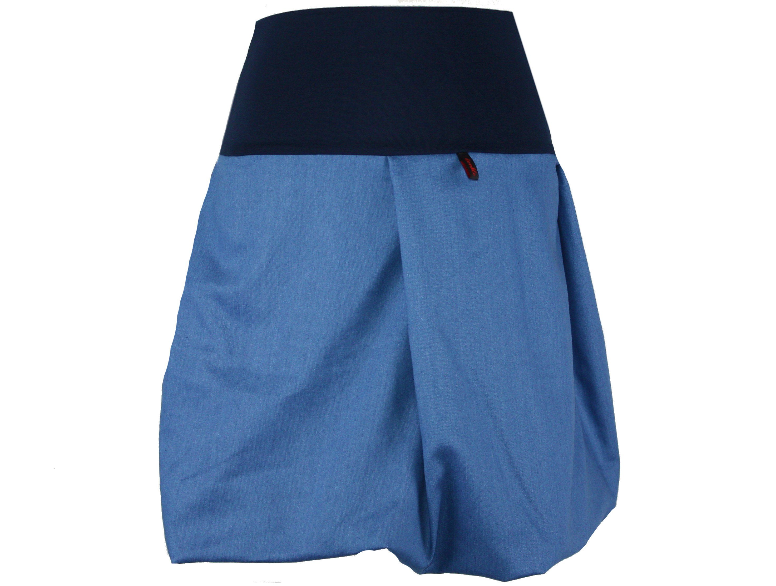 dunkle design Jeansrock Ballonrock 51cm Uni günstig online kaufen