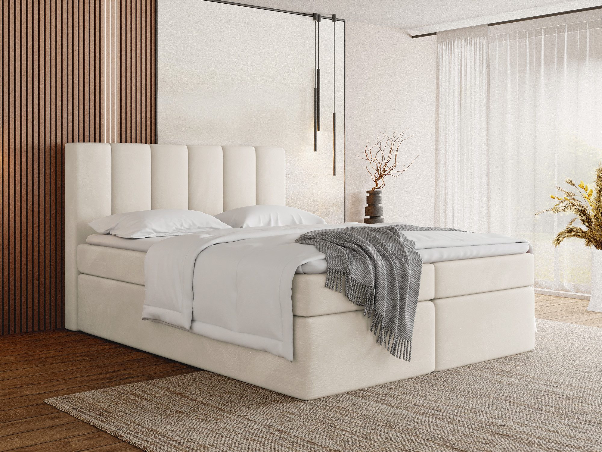 WFL GROUP Boxspringbett Amira (erhältlich in 5 Größen 120x200, 140x200, 160 günstig online kaufen