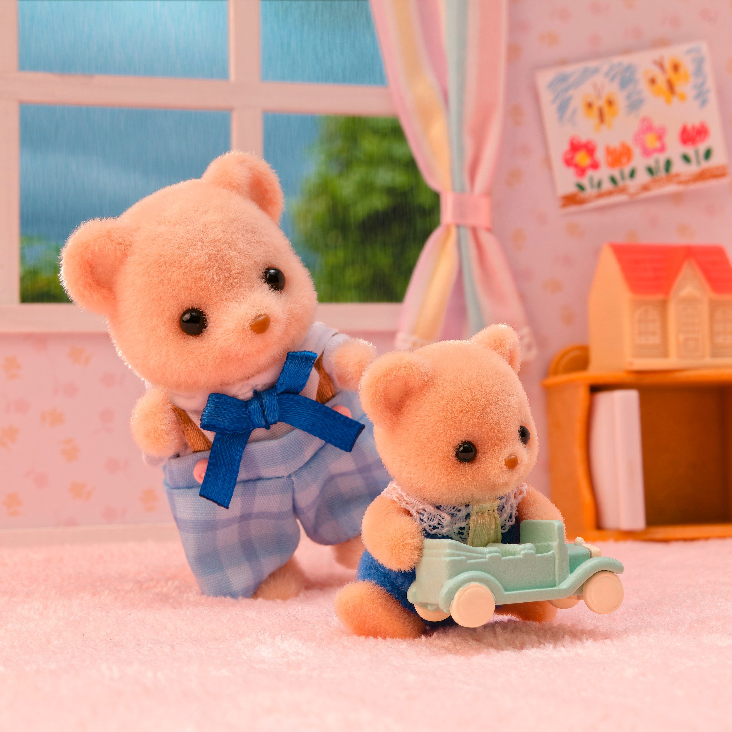 Sylvanian Families Spielfigur Biscuit Bären Familie (5851)