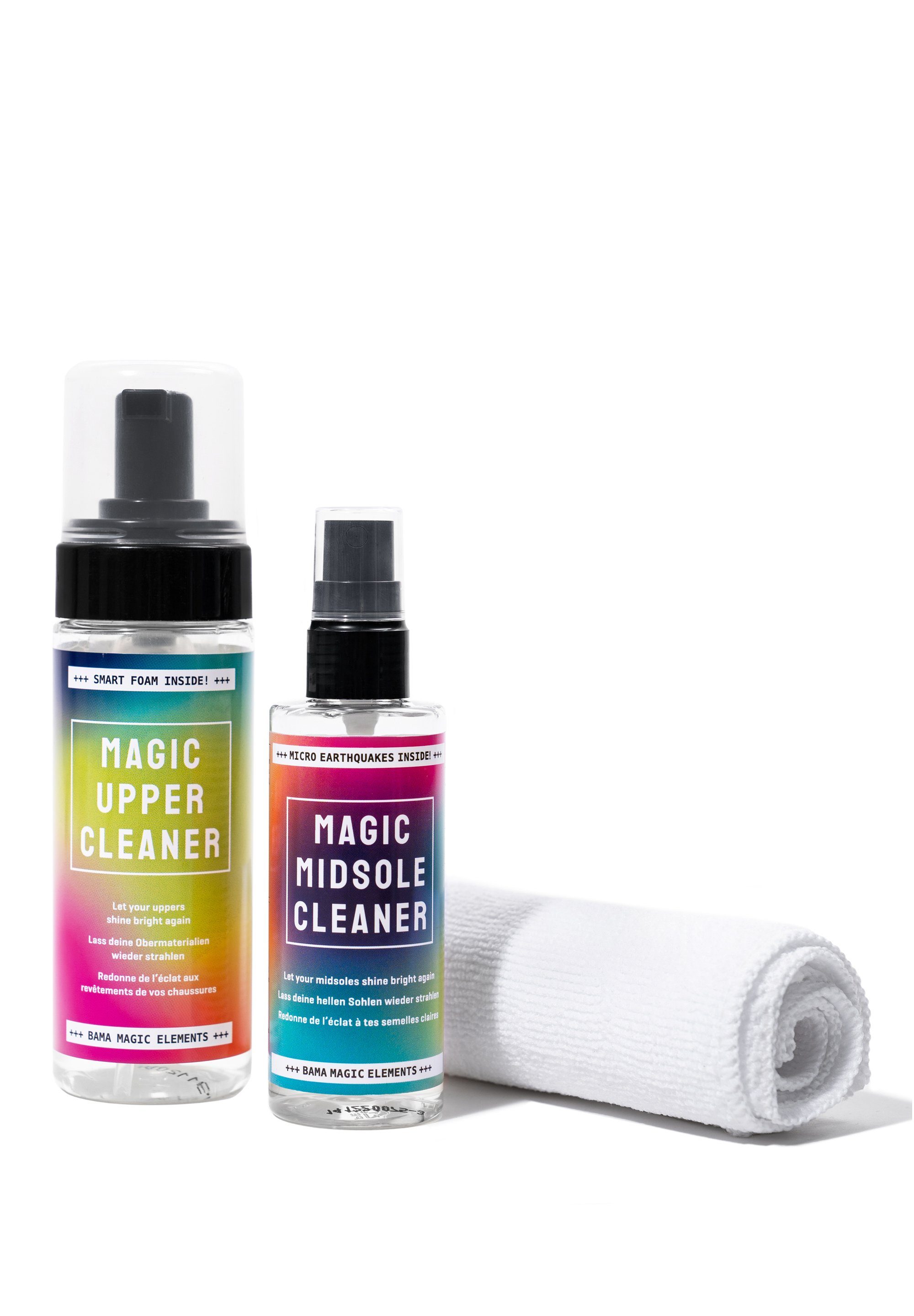 Schuhreiniger + BAMA Magic Cleaner Group + Set (1x 1x Upper Tuch Cleaning Magic Cleaner Bama Midsole Magic gratis) 1x