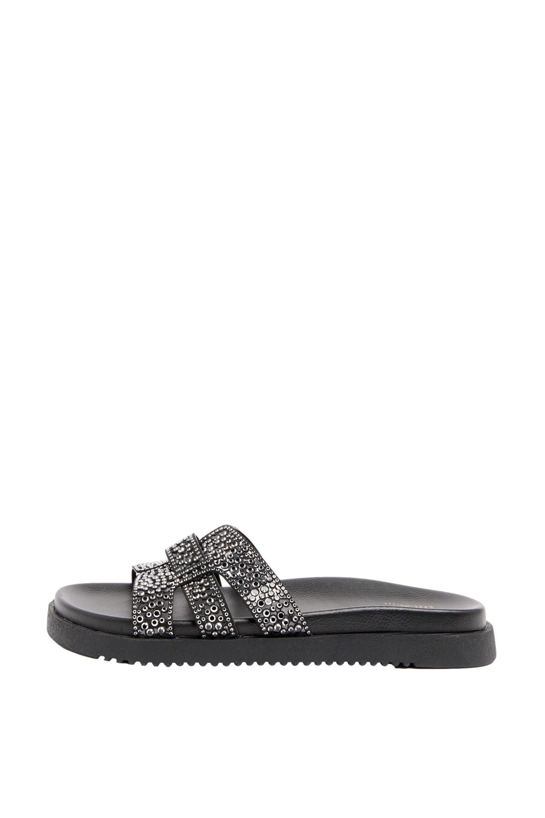 Friends Like These Slider mit Strass und Fußbett Badepantolette