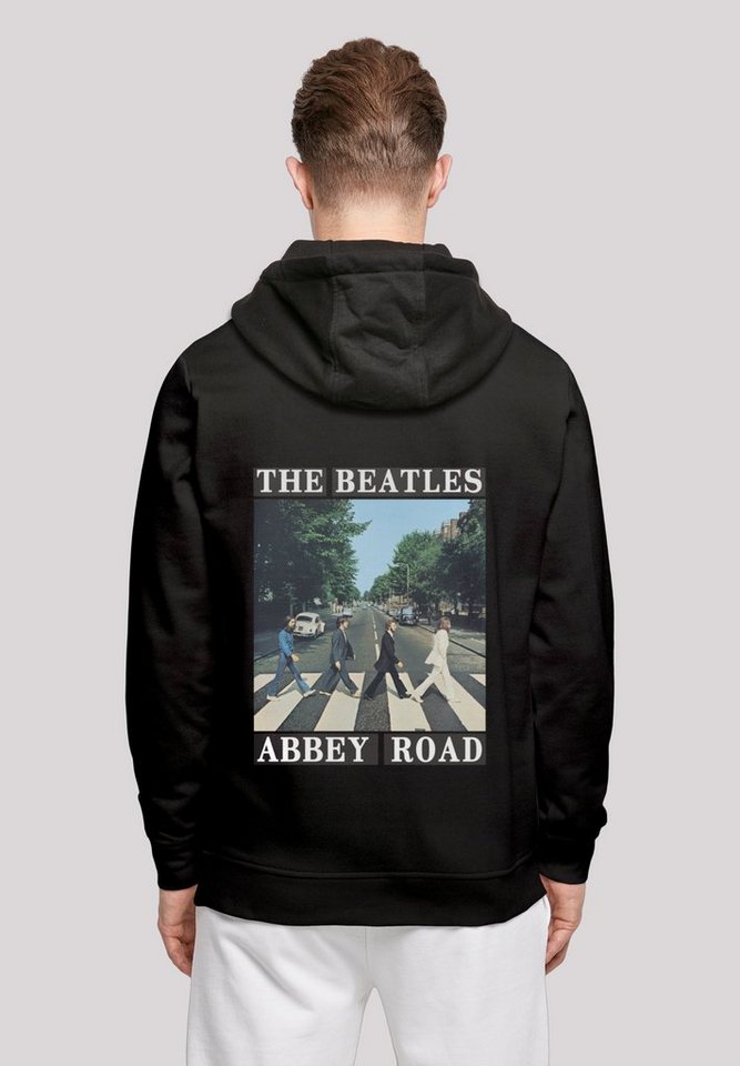 Verstellbare F4NT4STIC Kapuze Kängurutasche Road und Abbey Kapuzenpullover Print, The geräumige Beatles Band