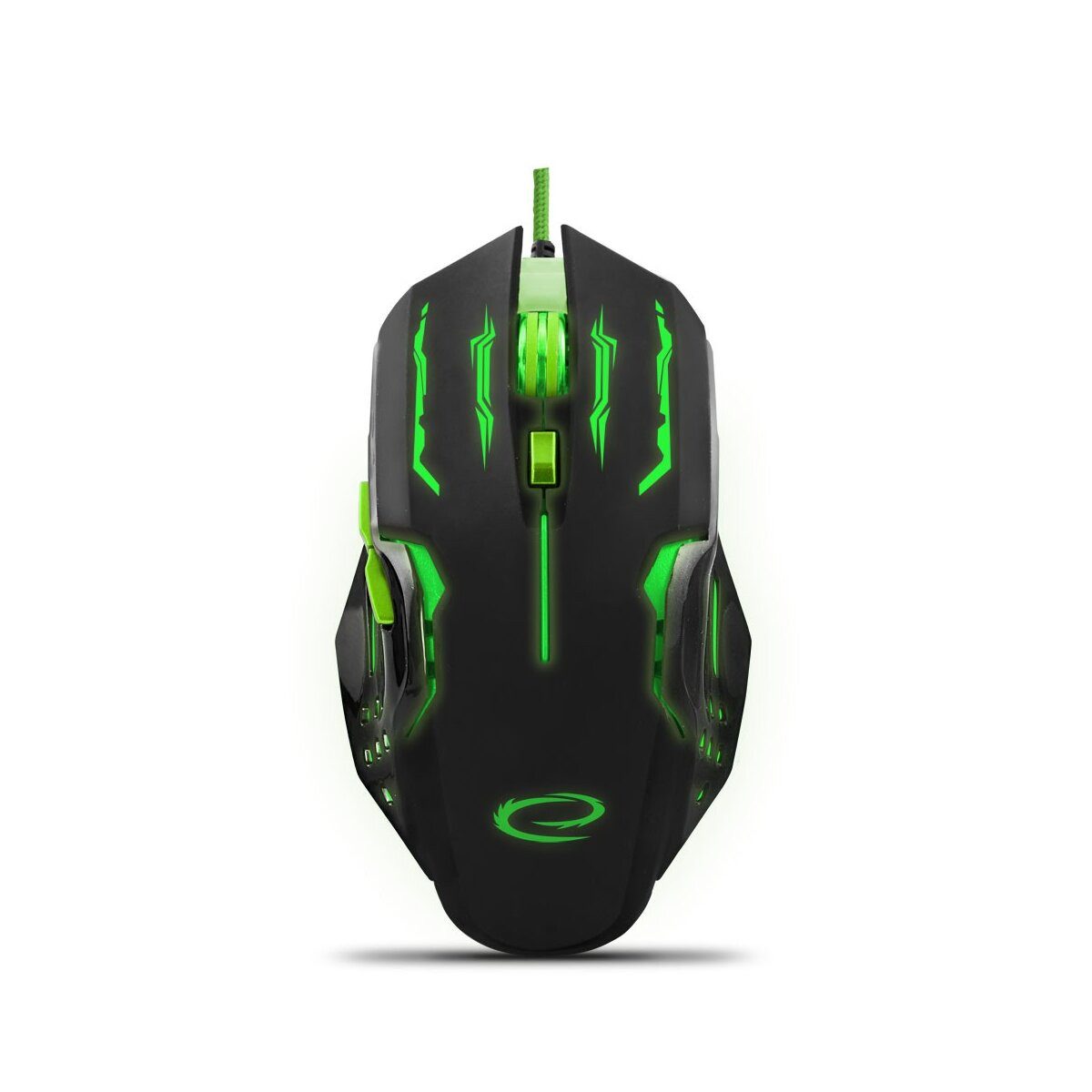 Esperanza Esperanza Apache Gaming-Maus LED 6D USB grün Maus