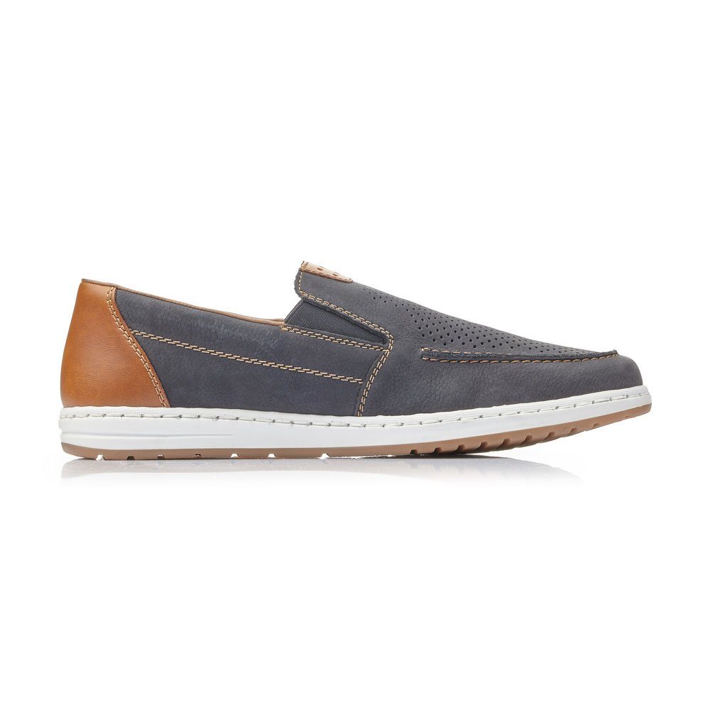 Rieker Rieker Herren Slipper / Mokassin 18266-14 ozean blau Mokassin