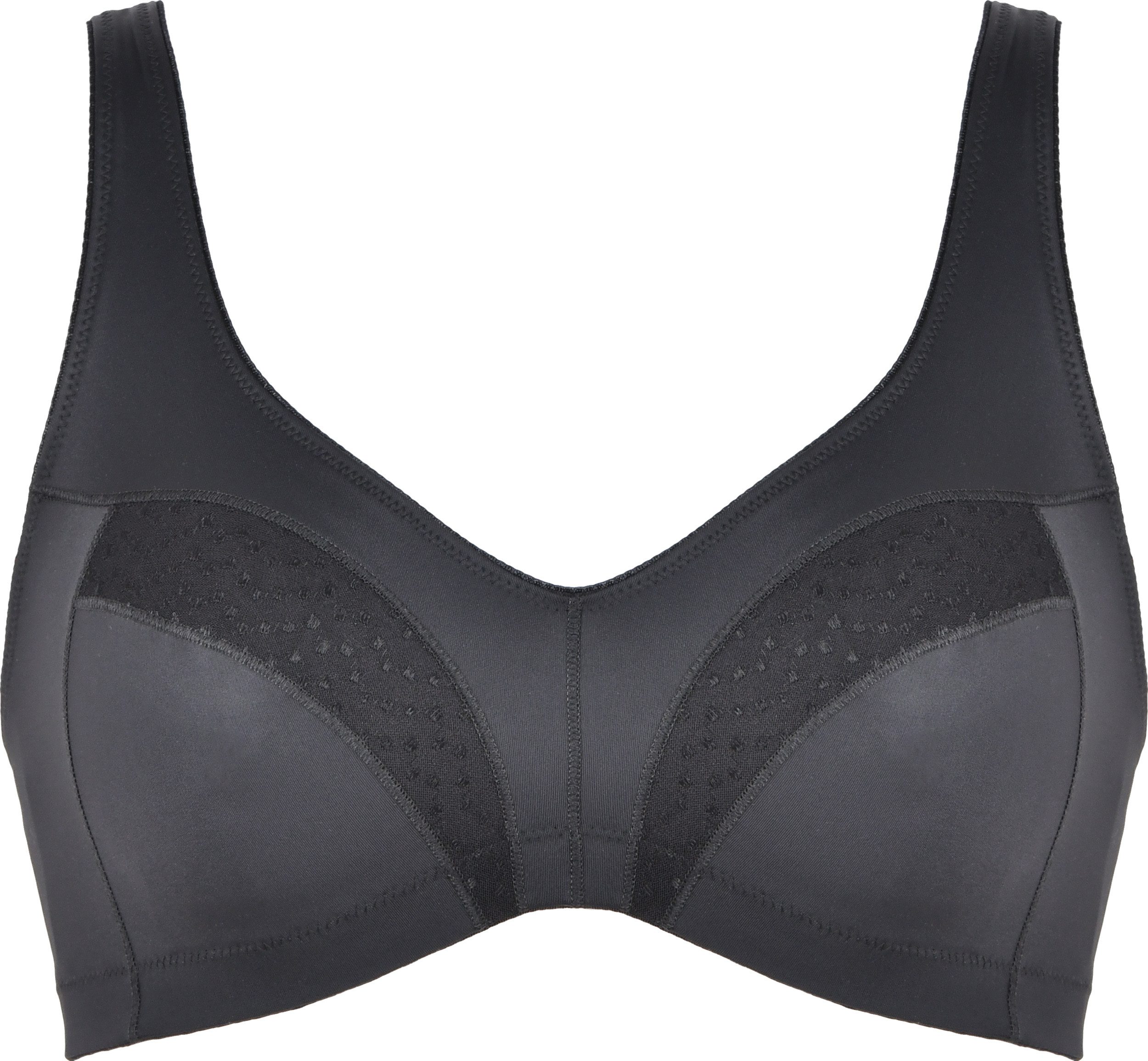 Naturana Soft-BH Comfort Straps (1-tlg) nahtlose Cups, breite Träger, ohne Bügel, elastisch, bequem, feminin