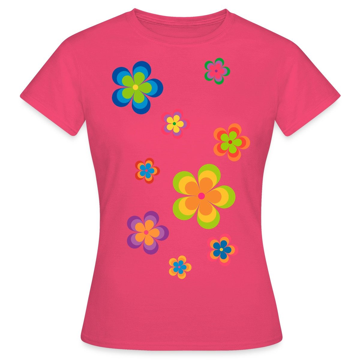 Spreadshirt T-Shirt Hippie Flower Power Blumen günstig online kaufen