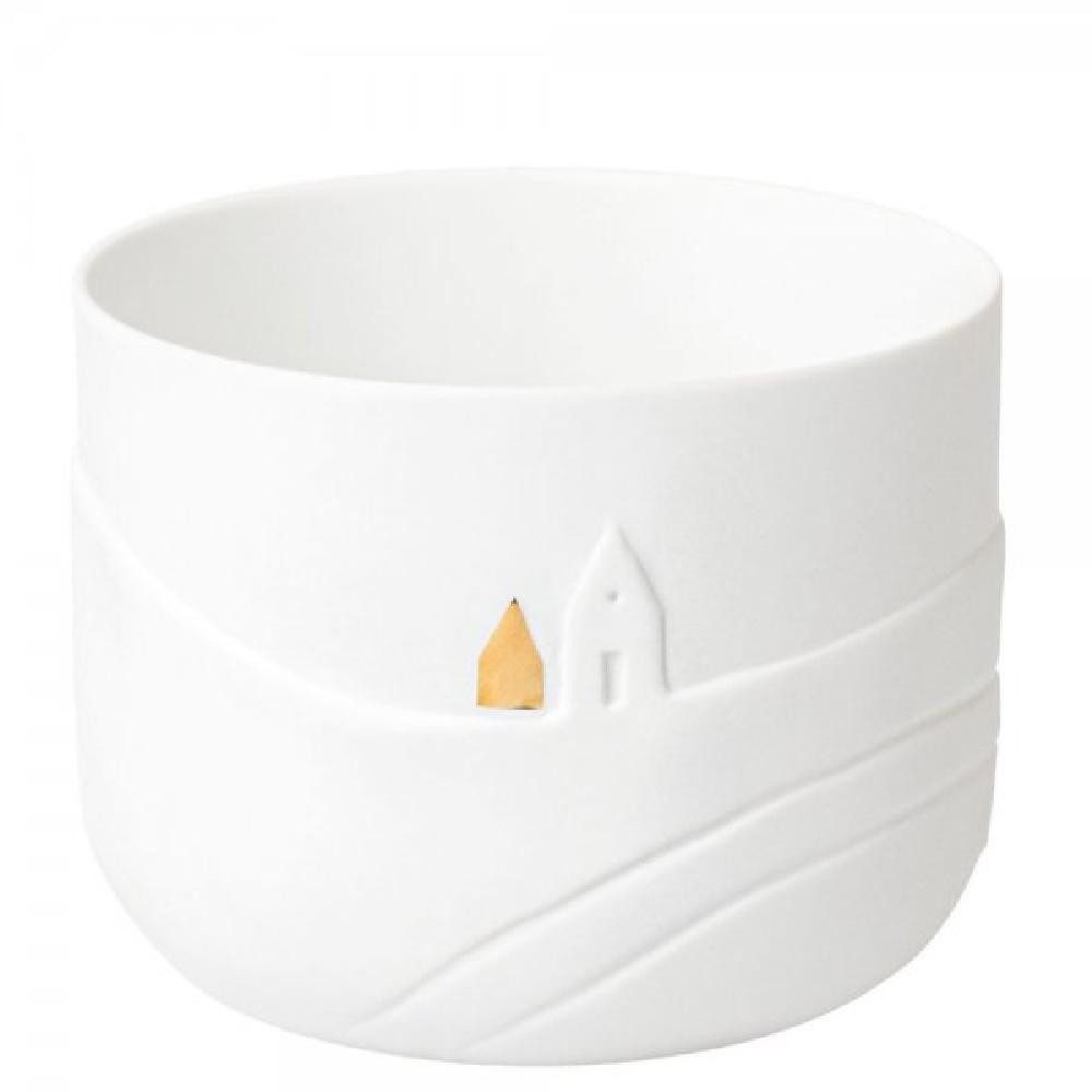 Räder Windlicht Design Teelichthalter Schneetag Schlittenspuren günstig online kaufen