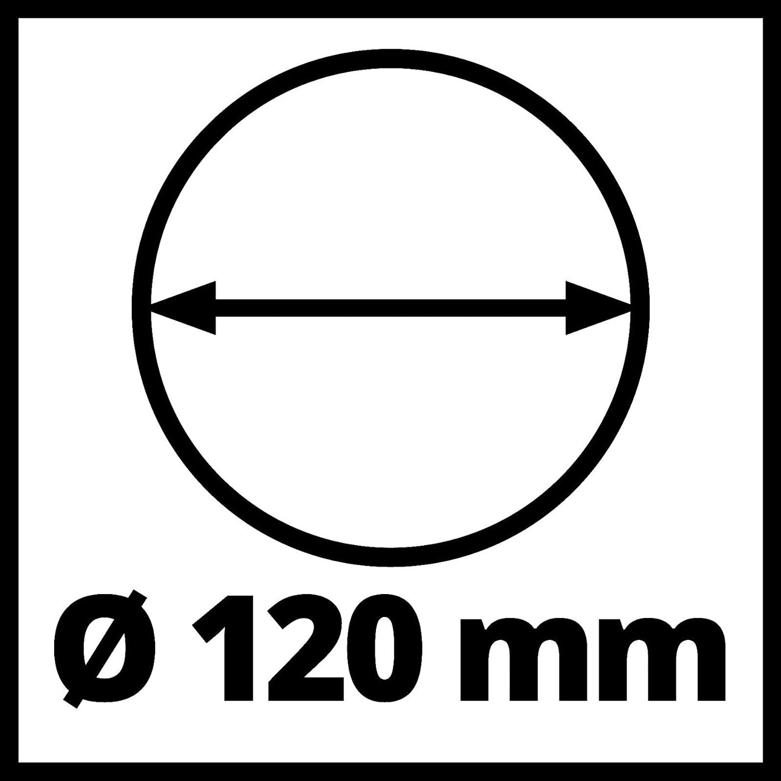 Einhell Erdbohrer Einhell Erdbohrer Zubehör 120mm passend für GP-EA 18/150 Li BL, (Artikel, 1-tlg)