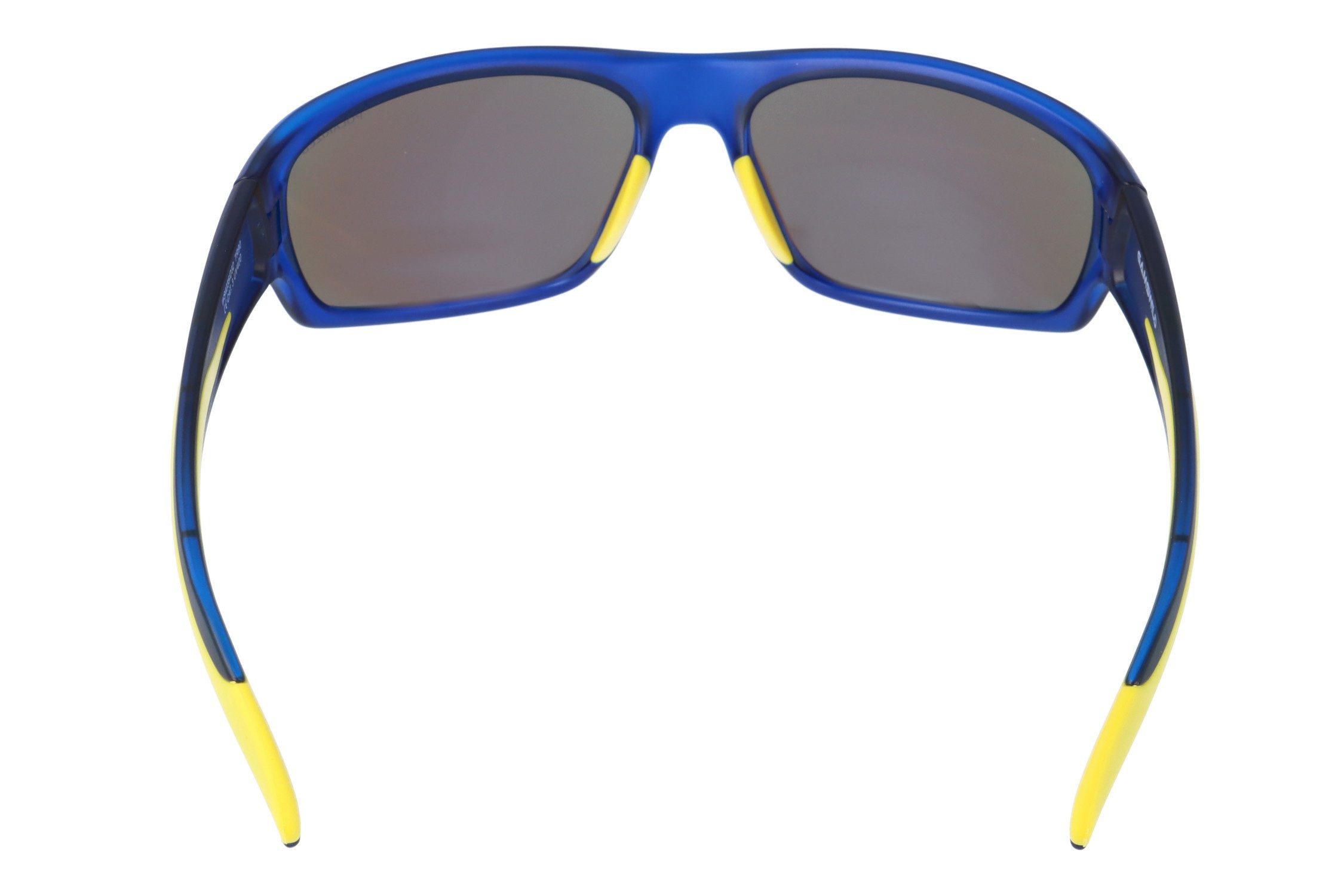 Gamswild Sonnenbrille UV400 Sonnenbrille Fahrradbrille extra breite Bügel Damen Herren Modell WS4035 in schwarz, blau, grau-türkis