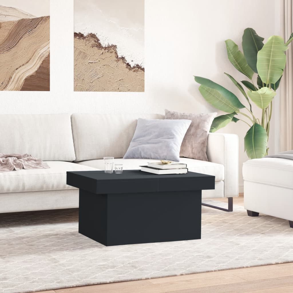 vidaXL Couchtisch Couchtisch Schwarz 80x55x40 cm günstig online kaufen